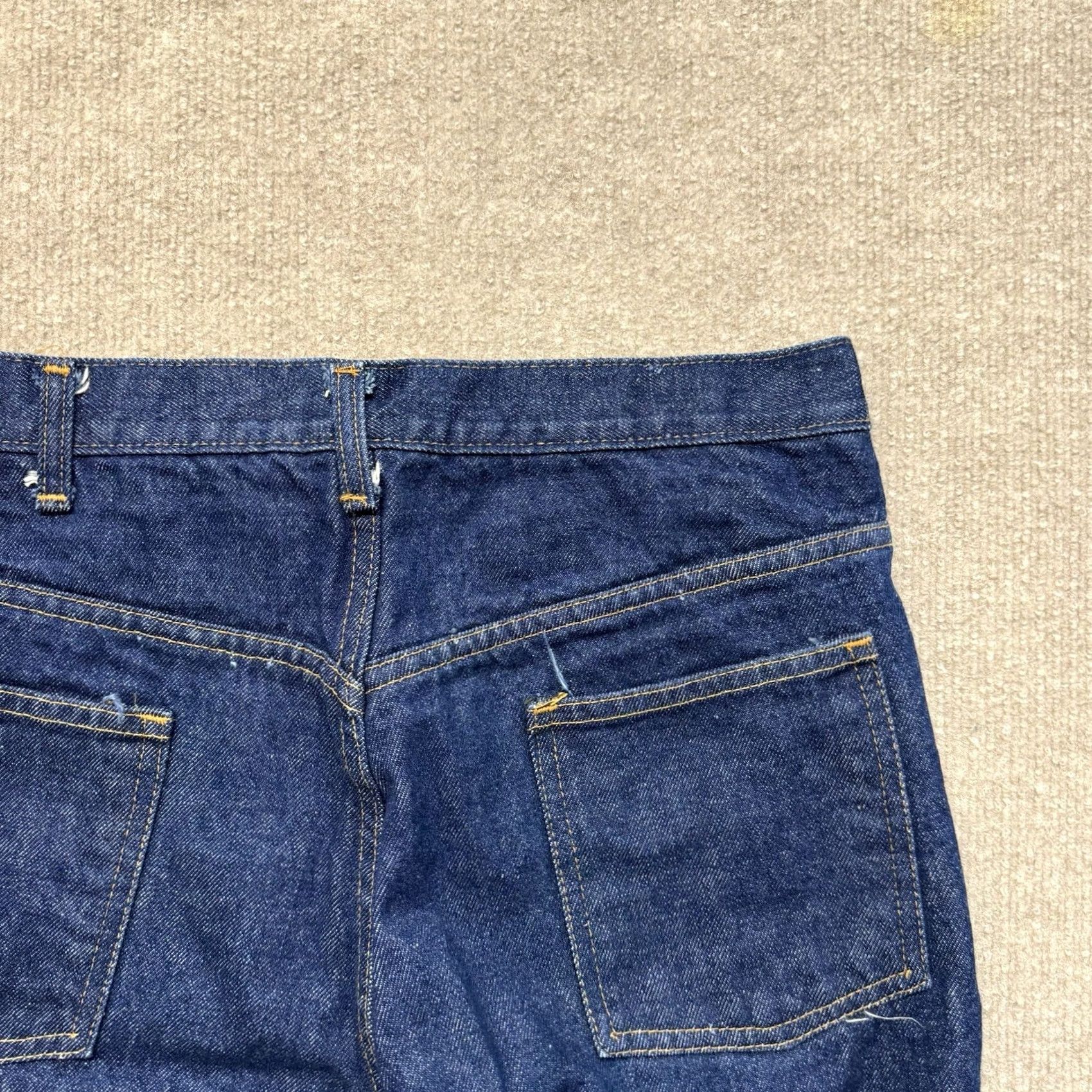 Vintage VINTAGE Montgomery Ward Jeans Men 32x30 Bootcut Denim Blue USA Made Dark Size US 32 / EU 48 - 6 Thumbnail