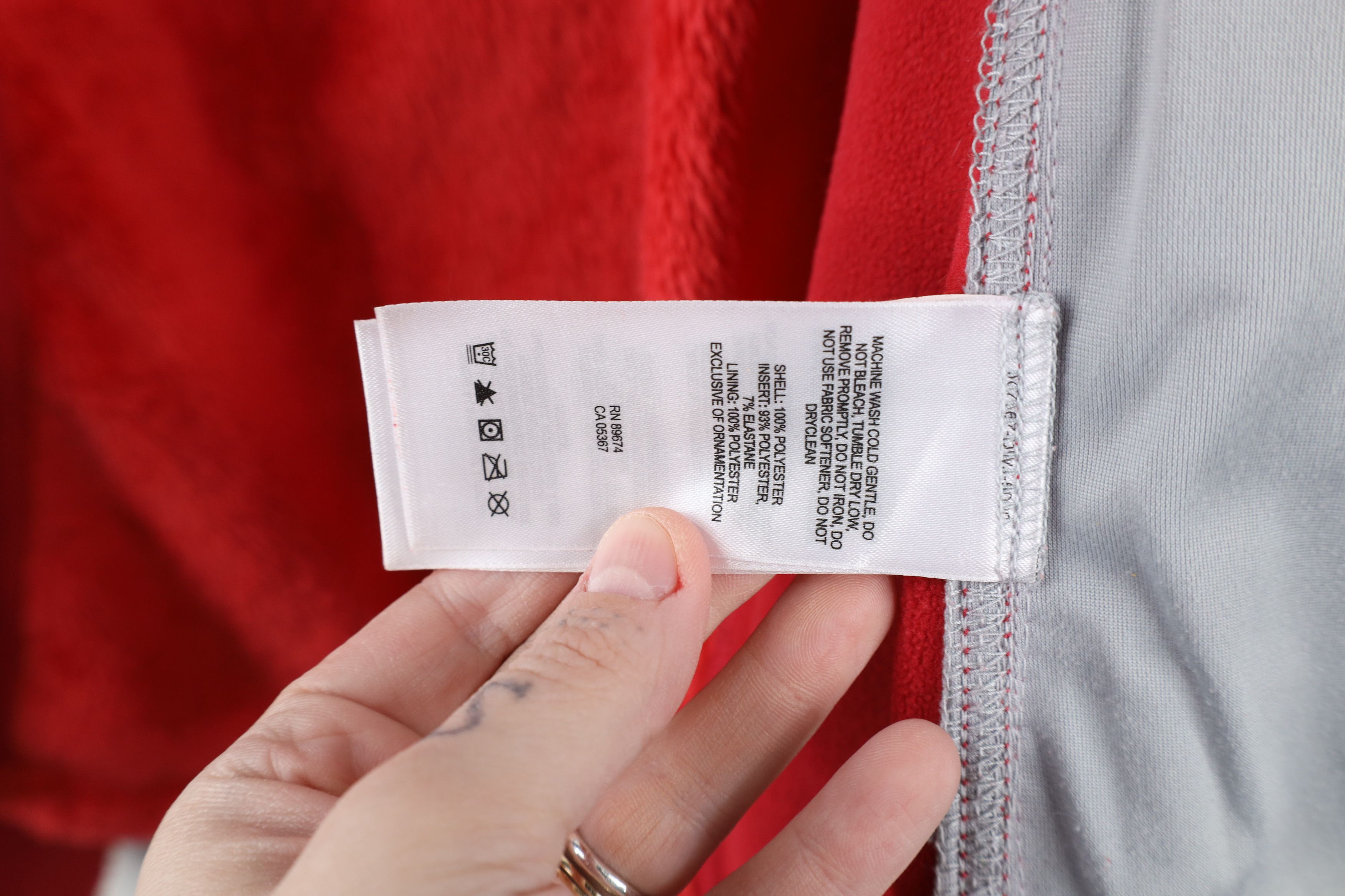 Mountain Hardwear × Vintage Vintage Mountain Hardwear Shag Monkey Fleece Jacket Red Size M / US 6-8 / IT 42-44 - 13 Thumbnail