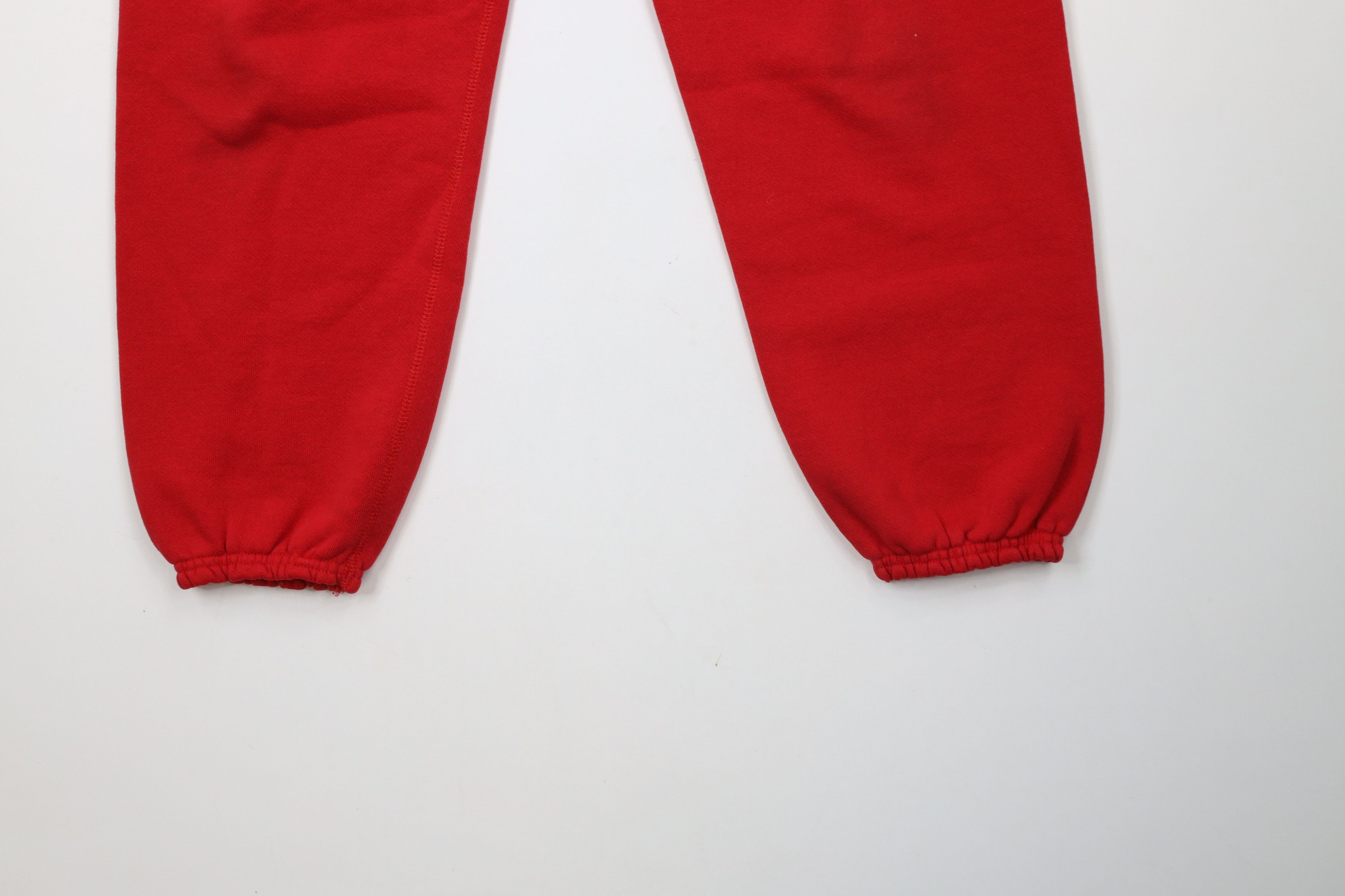 Vintage Vintage 70s 80s Streetwear Sweatpants Joggers Red USA Size US 34 / EU 50 - 4 Thumbnail