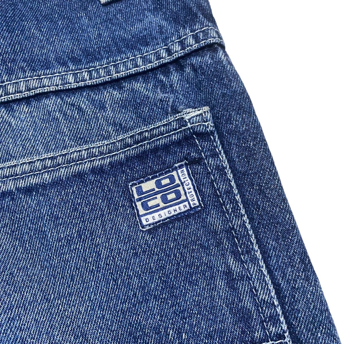 Vintage Vintage Y2K LOCO STREETGEAR Denim Baggy Pants Size US 35 - 13 Thumbnail