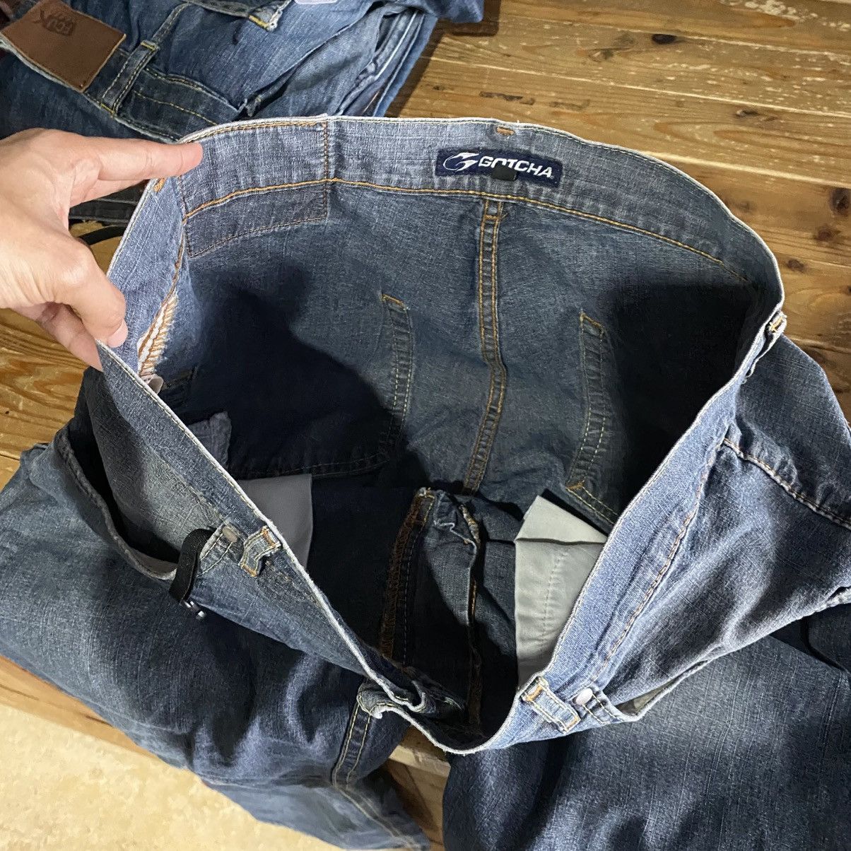 Gotcha SALES🔥Vintage Gotcha Washed Blue Loose 950 Rinse Jeans Pants Size US 36 / EU 52 - 16 Thumbnail