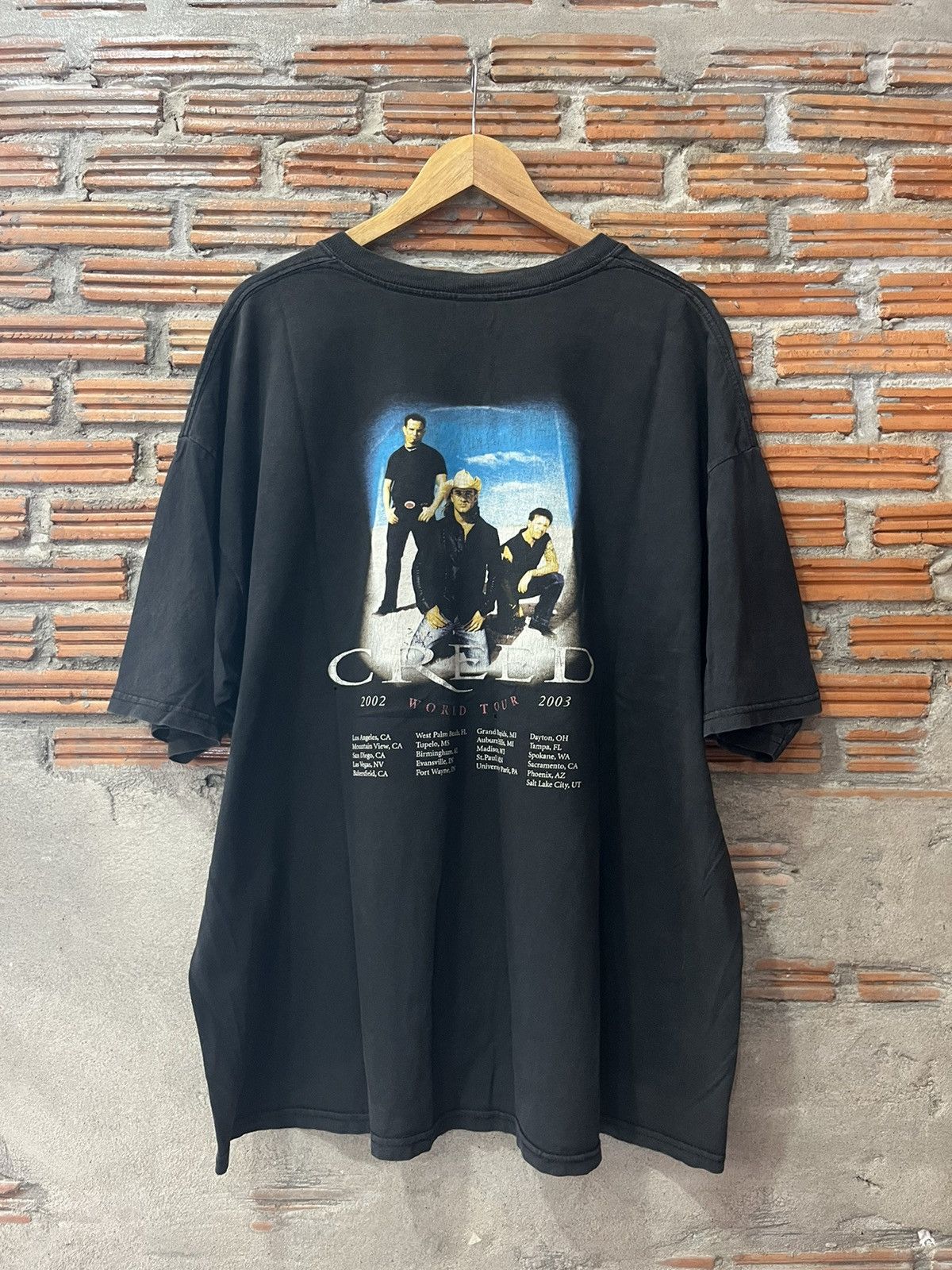 Creed Vintage CREED 2002’s World Tour Tshirt Size US XXL / EU 58 / 5 - 3 Thumbnail