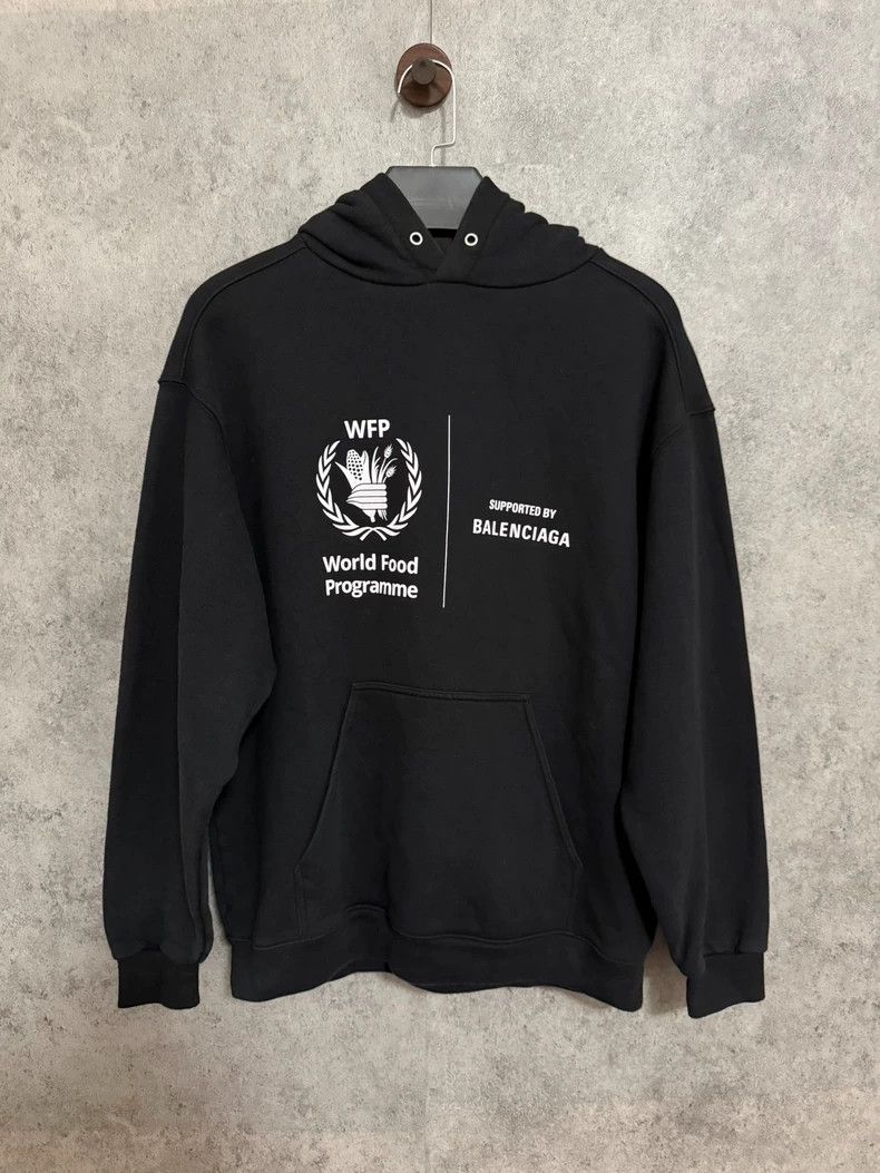 Balenciaga Balenciaga WFP wheat-ear print hoodie hoodie black Size US XS / EU 42 / 0 - 1 Thumbnail