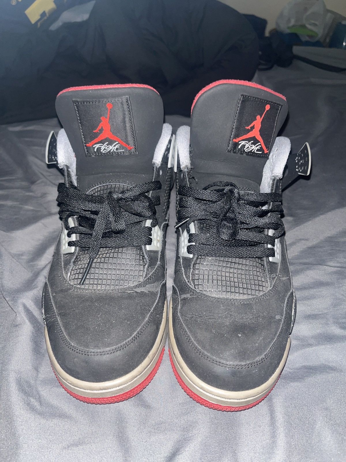 Jordan Brand × Nike Jordan Retro 4 Bred 2012 Size US 14 / EU 47 - 1 Thumbnail