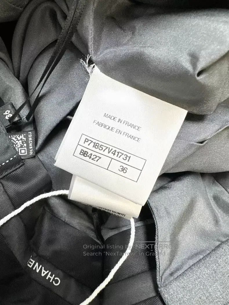 Chanel Chanel 22C early spring gray suit trousers Size 24" / US 00 / IT 34 - 6 Thumbnail