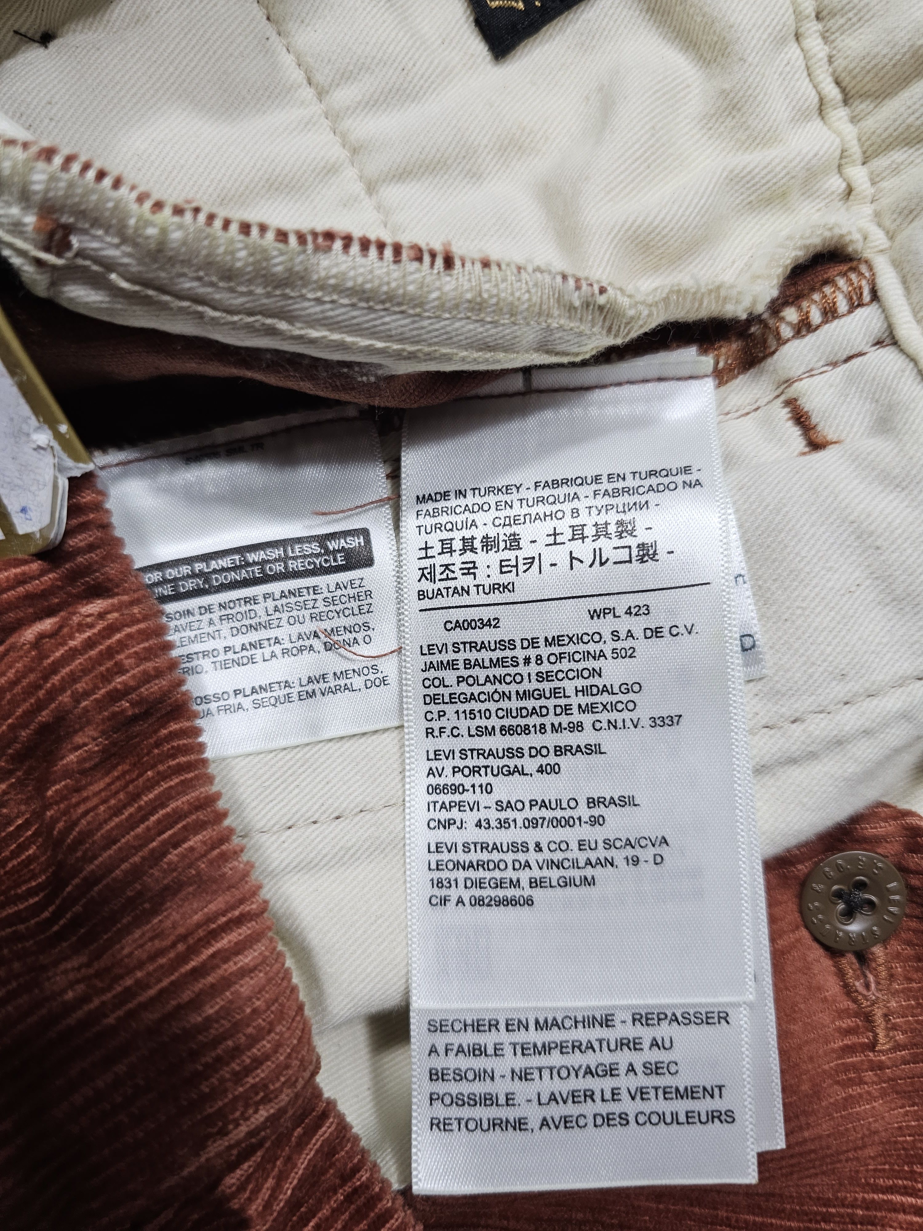 Levi's Vintage Clothing NWT Levi's Vintage Clothing 1919 Cords Pant W30 Repro FW19 Size US 30 / EU 46 - 8 Thumbnail