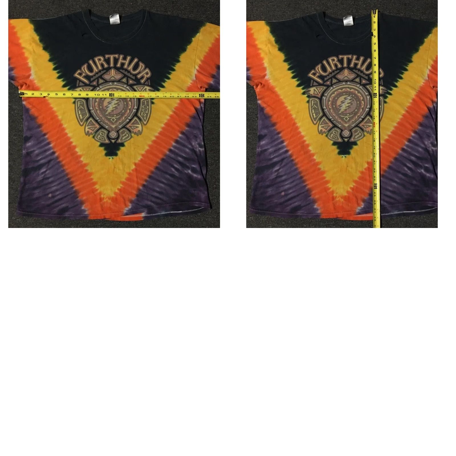 Vintage VINTAGE Grateful Dead Shirt L Purple Tie Dye 60s 70s 80s Hippie Rock Graphic Tee Mens Concert Woodstock Further Tour 2011 Faded Distress Shirts Size US L / EU 52-54 / 3 - 10 Thumbnail