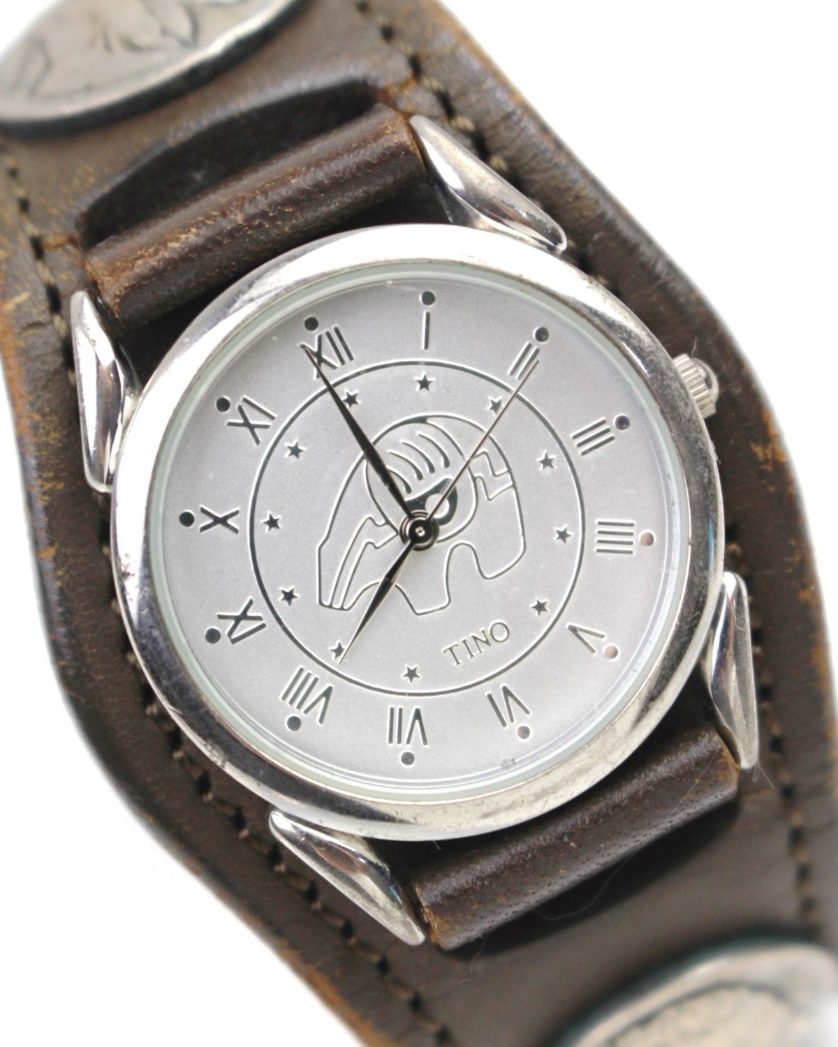 Vintage 2000S TINO USA CUFF COIN LEATHER WATCH Size ONE SIZE - 4 Thumbnail