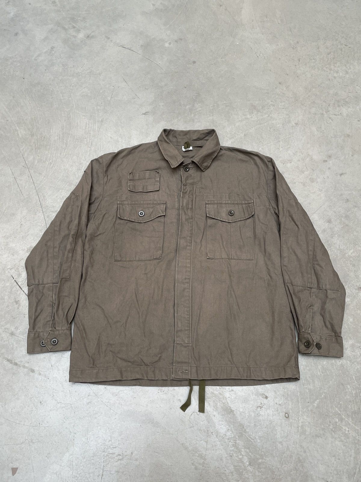Vintage Vintage Military Utility Field Shirt 2004 Brown Cotton Sz. L Size US L / EU 52-54 / 3 - 1 Thumbnail