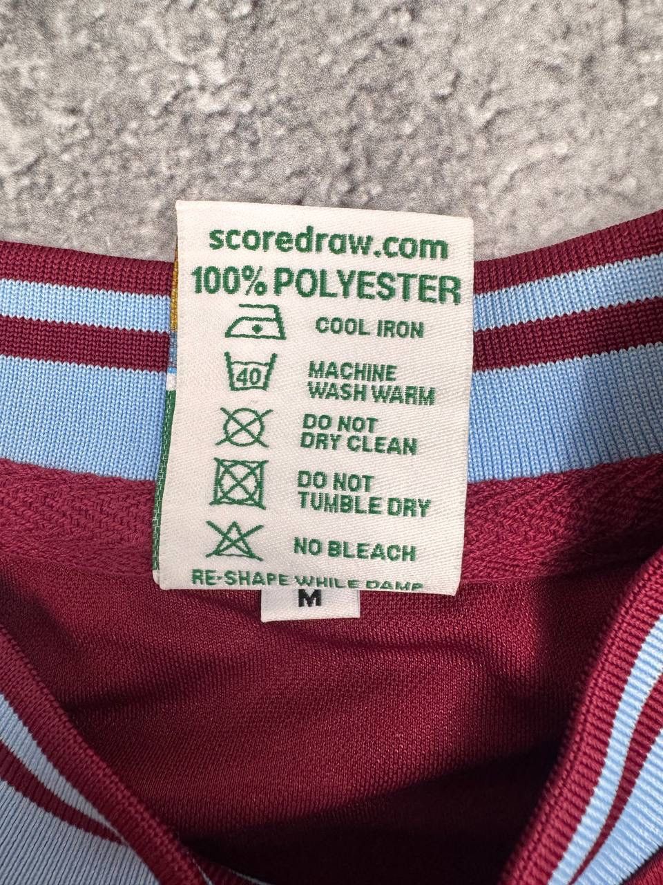 Other Score Draw West Ham United 1994 95 Retro Football Jersey Size US M / EU 48-50 / 2 - 5 Thumbnail