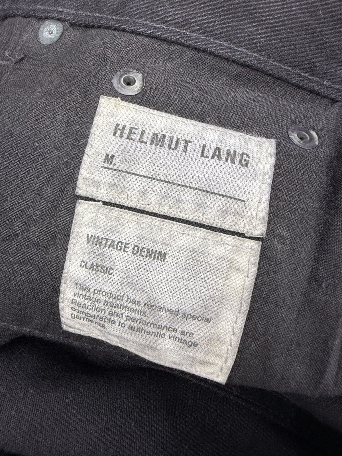 Helmut Lang 💥GRAIL💥 SS2003 Helmut Lang Rubber Tire Printed Denim Size US 28 / EU 44 - 9 Thumbnail