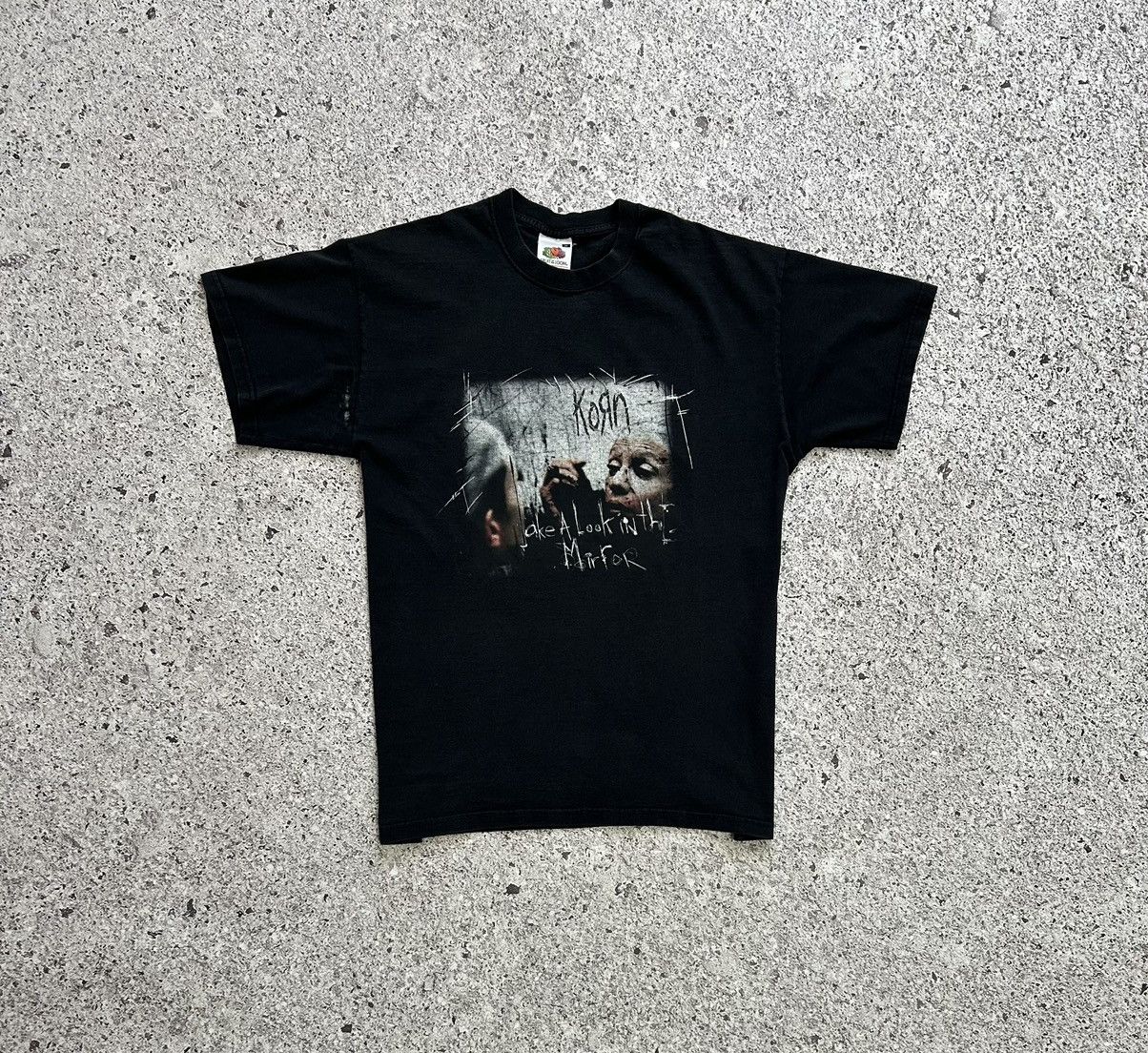 Band Tees Korn Take A Look In The Mirror 2003 Tour T-Shirt Y2K Hype Size US M / EU 48-50 / 2 - 3 Thumbnail