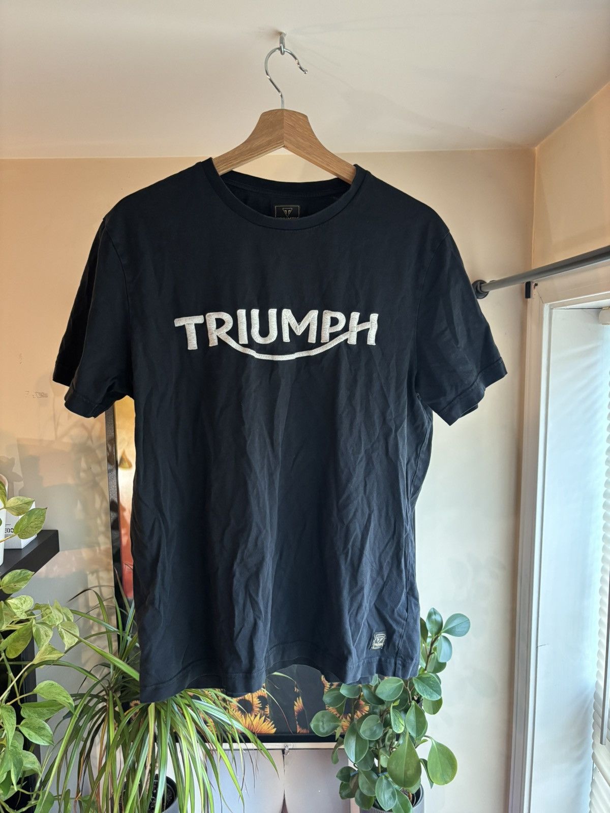 Vintage Vintage Triumph moto t-shirt Size US L / EU 52-54 / 3 - 1 Thumbnail
