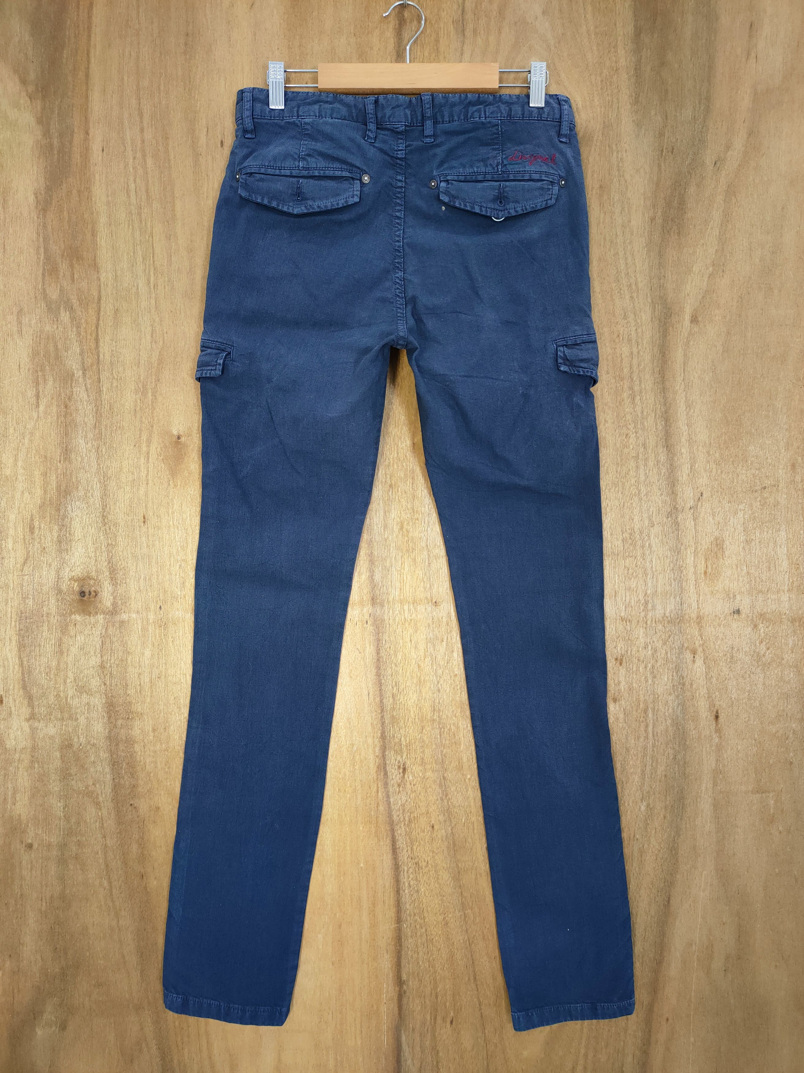 Desigual DESIGUAL DARK BLUE SKINNY CARGO PANTS Size US 30 / EU 46 - 8 Thumbnail