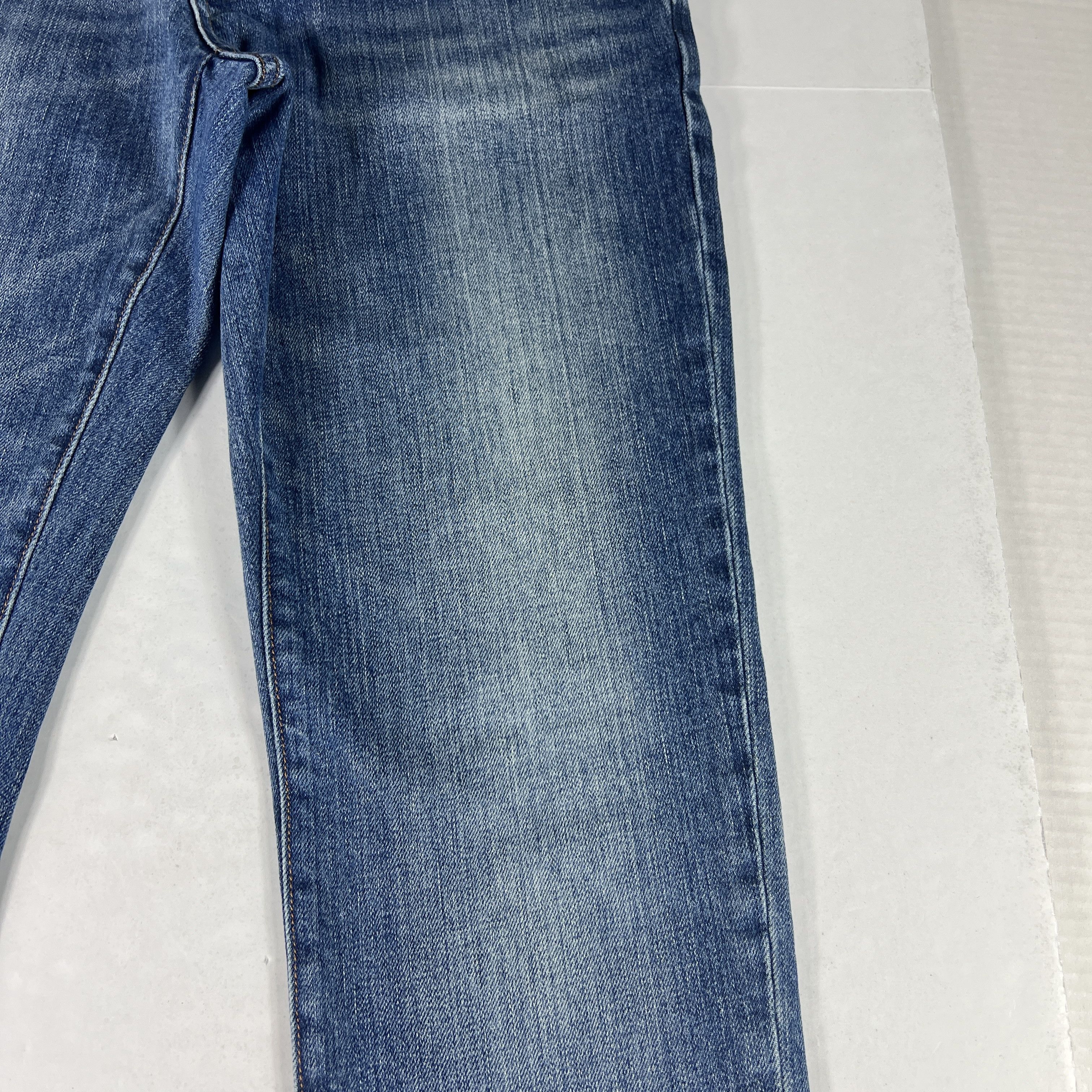 Madewell Madewell Jeans Athletic Slim Blue Faded Stretch Denim Size US 30 / EU 46 - 3 Thumbnail