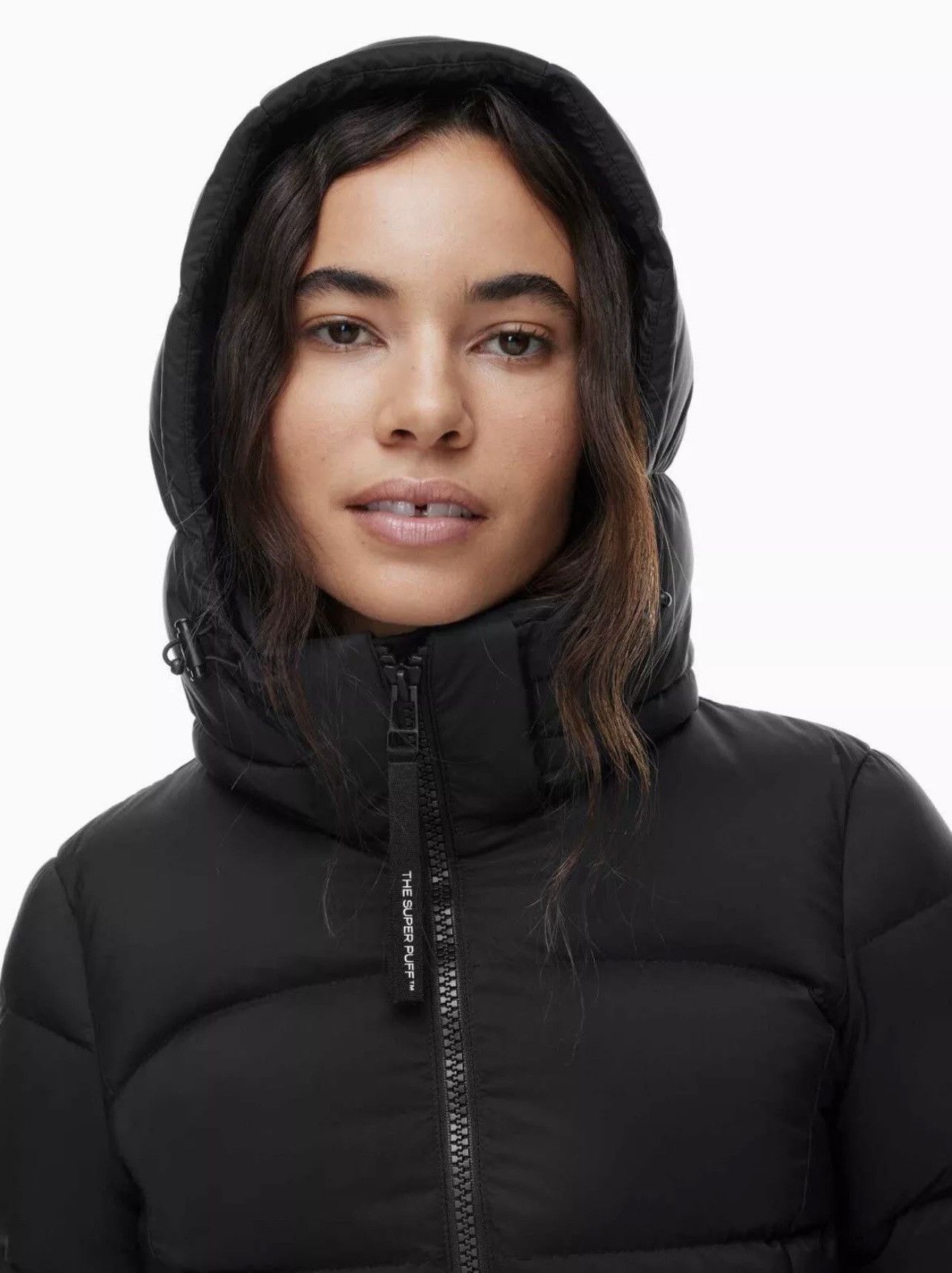 Aritzia Aritzia The Super Puff Supersnug Mid Puffer Jacket Black Size S / US 4 / IT 40 - 4 Thumbnail