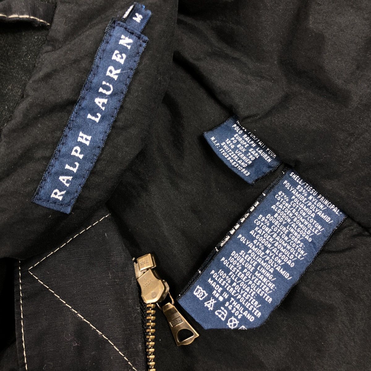 RRL Ralph Lauren × Ralph Lauren × Ralph Lauren Purple Label Rare POLO Cargo Multi Pockets Utility Belted Coat Motorcycle Jacket Bomber Size M / US 6-8 / IT 42-44 - 17 Thumbnail