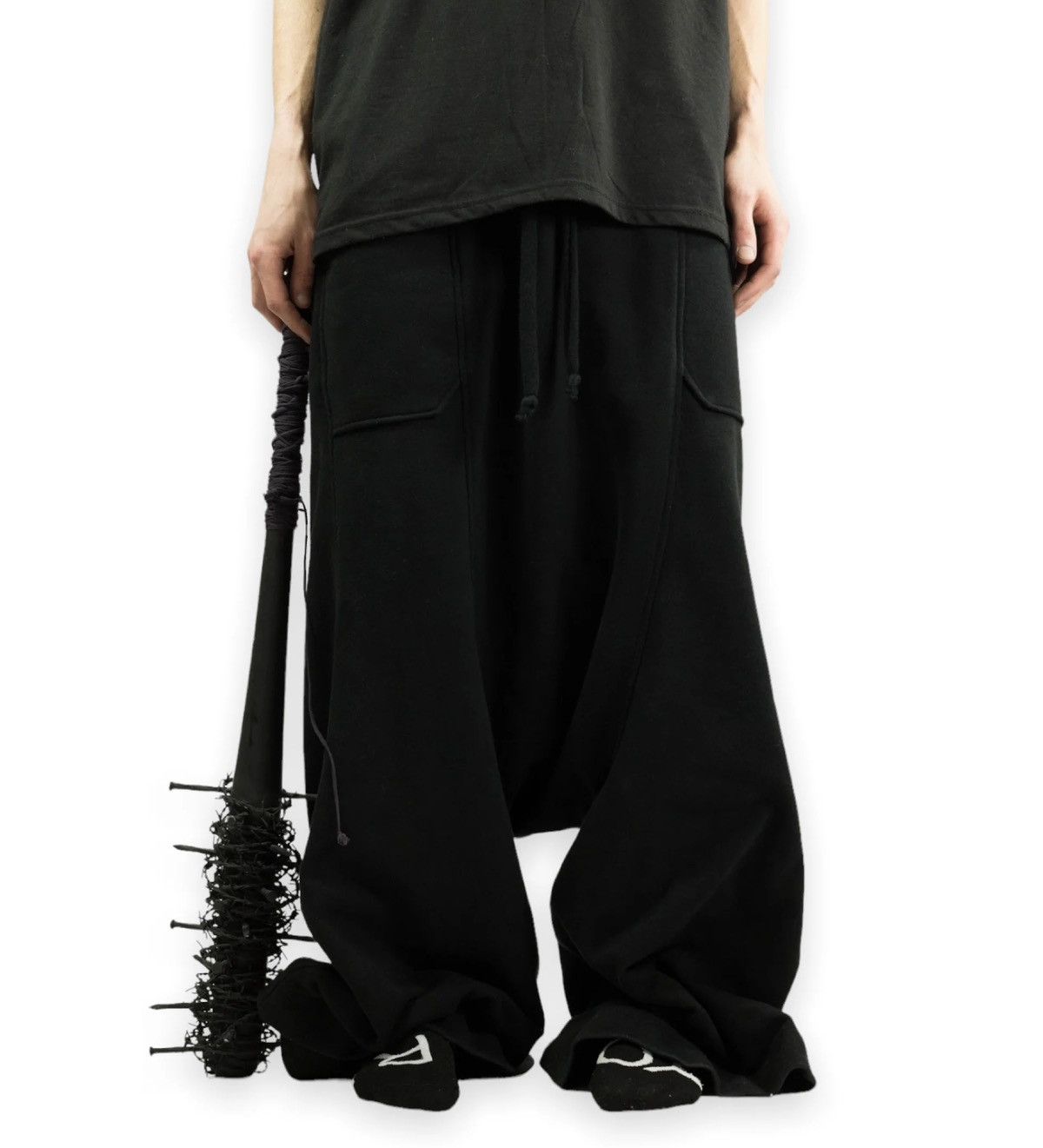 image of Dasyori Nyc Extreme Crotch Trouser in Black, Men's (Size 34)