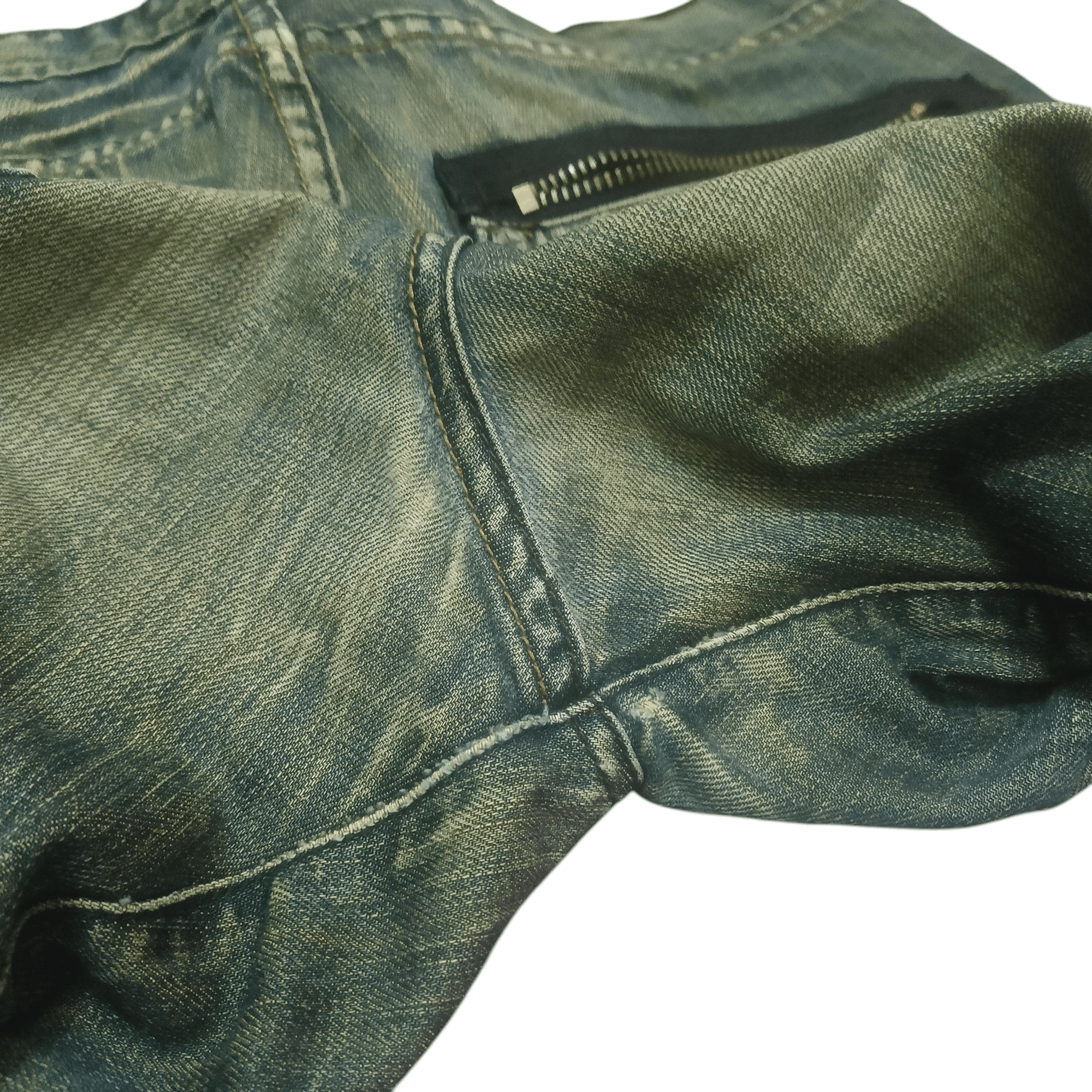 The GV Gallery Vintage New Boy London Flared Distressed Jeans Size US 34 / EU 50 - 22 Thumbnail