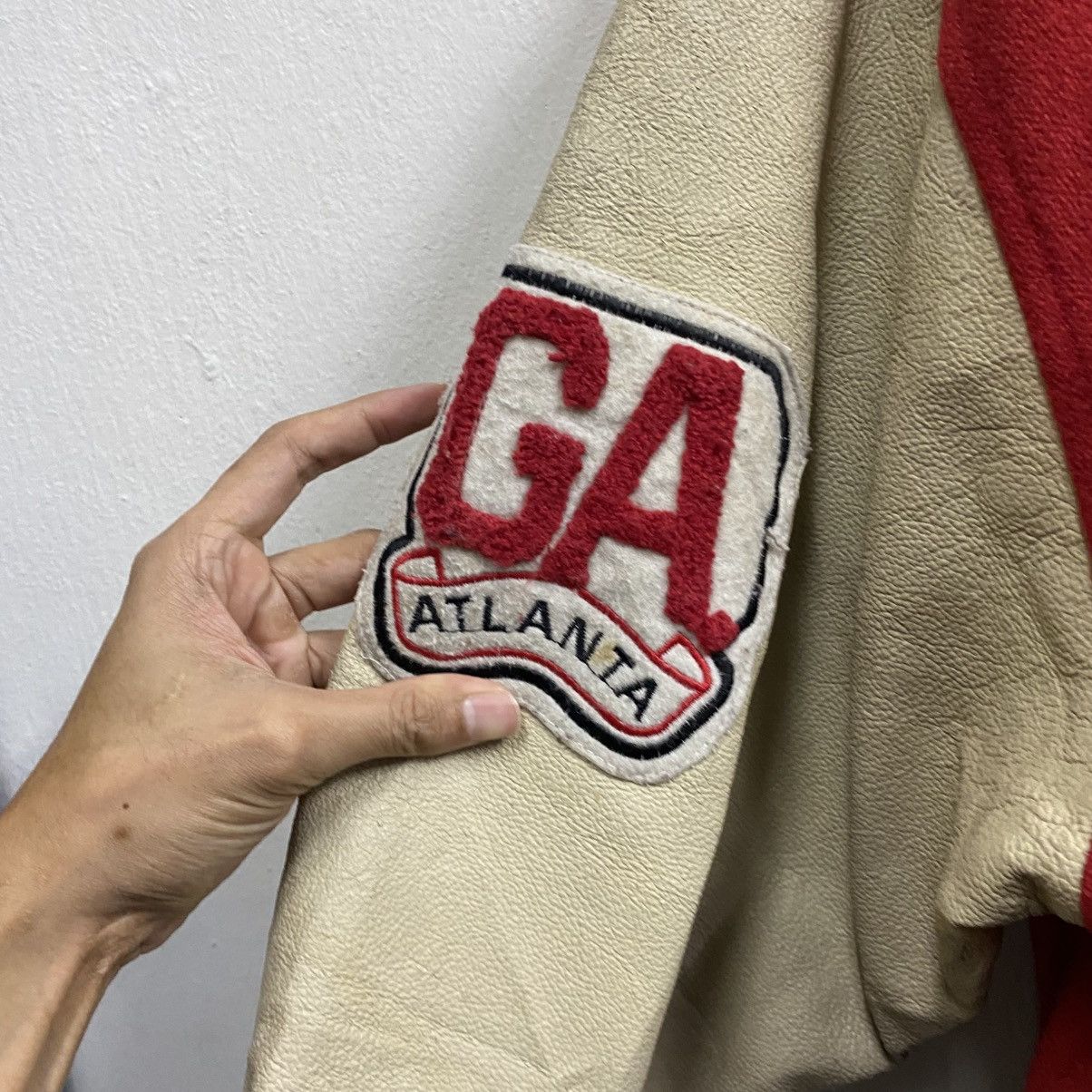 Coca Cola Vintage Coca-Cola 'GA Atlanta' Wool Leather Varsity Jacket Size US S / EU 44-46 / 1 - 12 Thumbnail