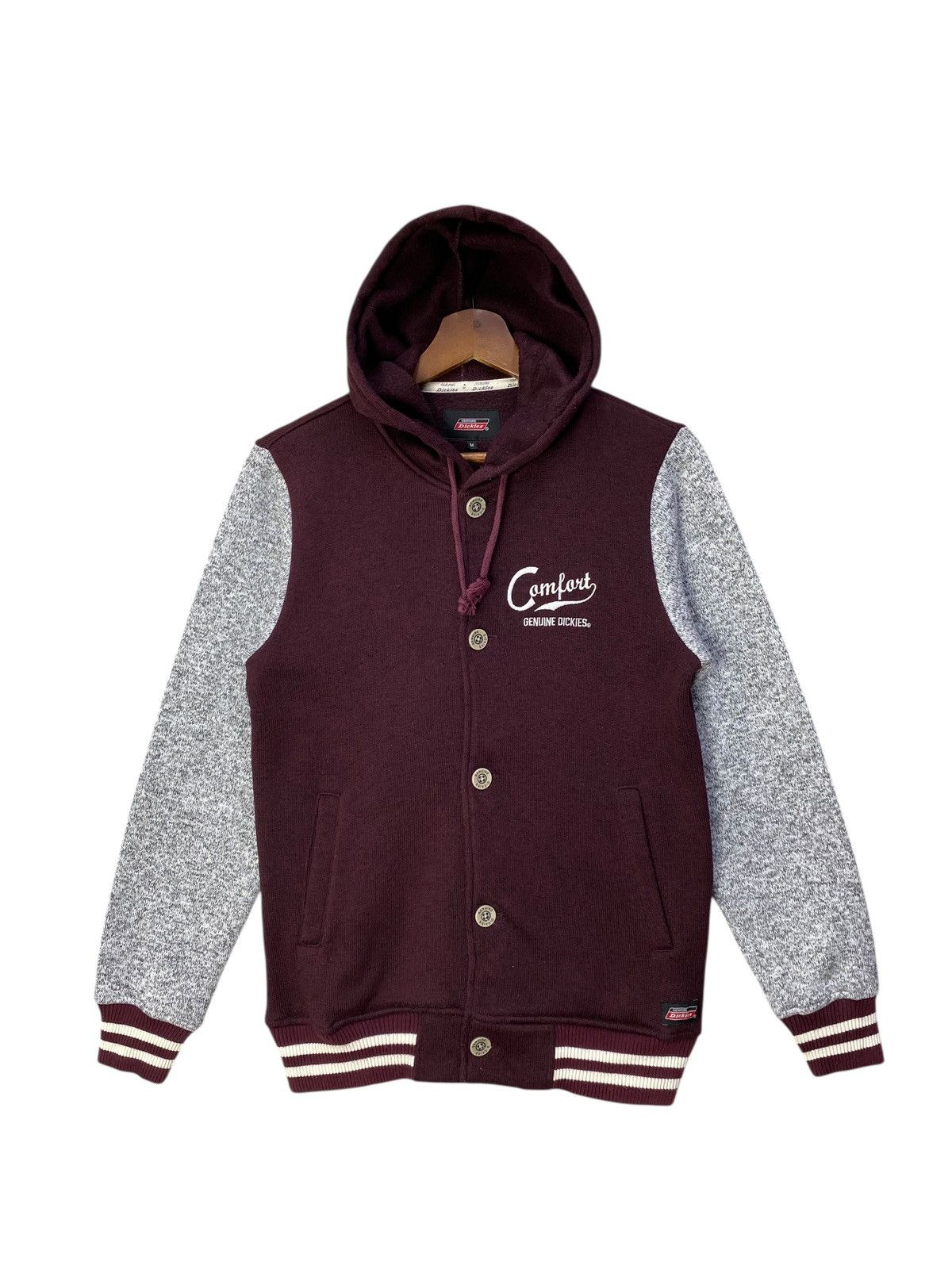 Dickies Dickies Varsity Hoodie Jacket Button Up Size M Size US M / EU 48-50 / 2 - 1 Thumbnail