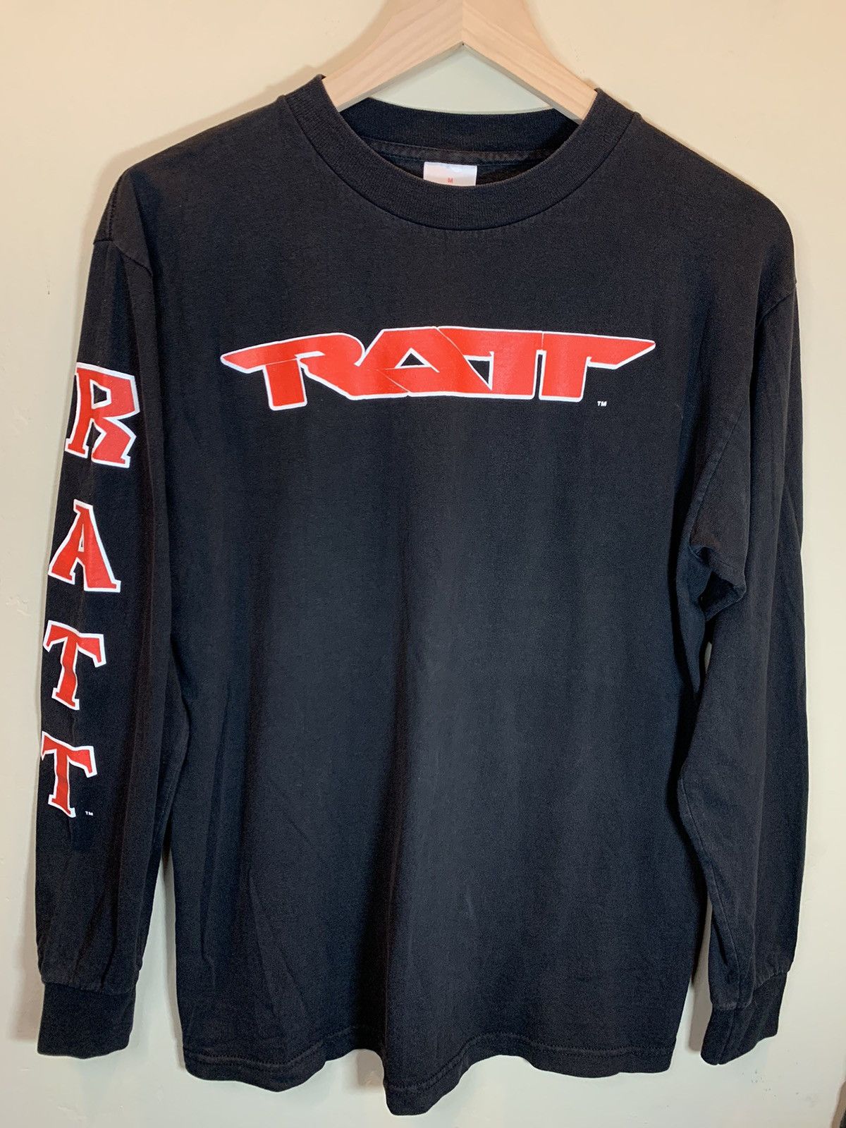 Band Tees × Vintage RARE Vintage 90’s Ratt What The Fuck Are You Lookin At Shirt Size US M / EU 48-50 / 2 - 1 Thumbnail