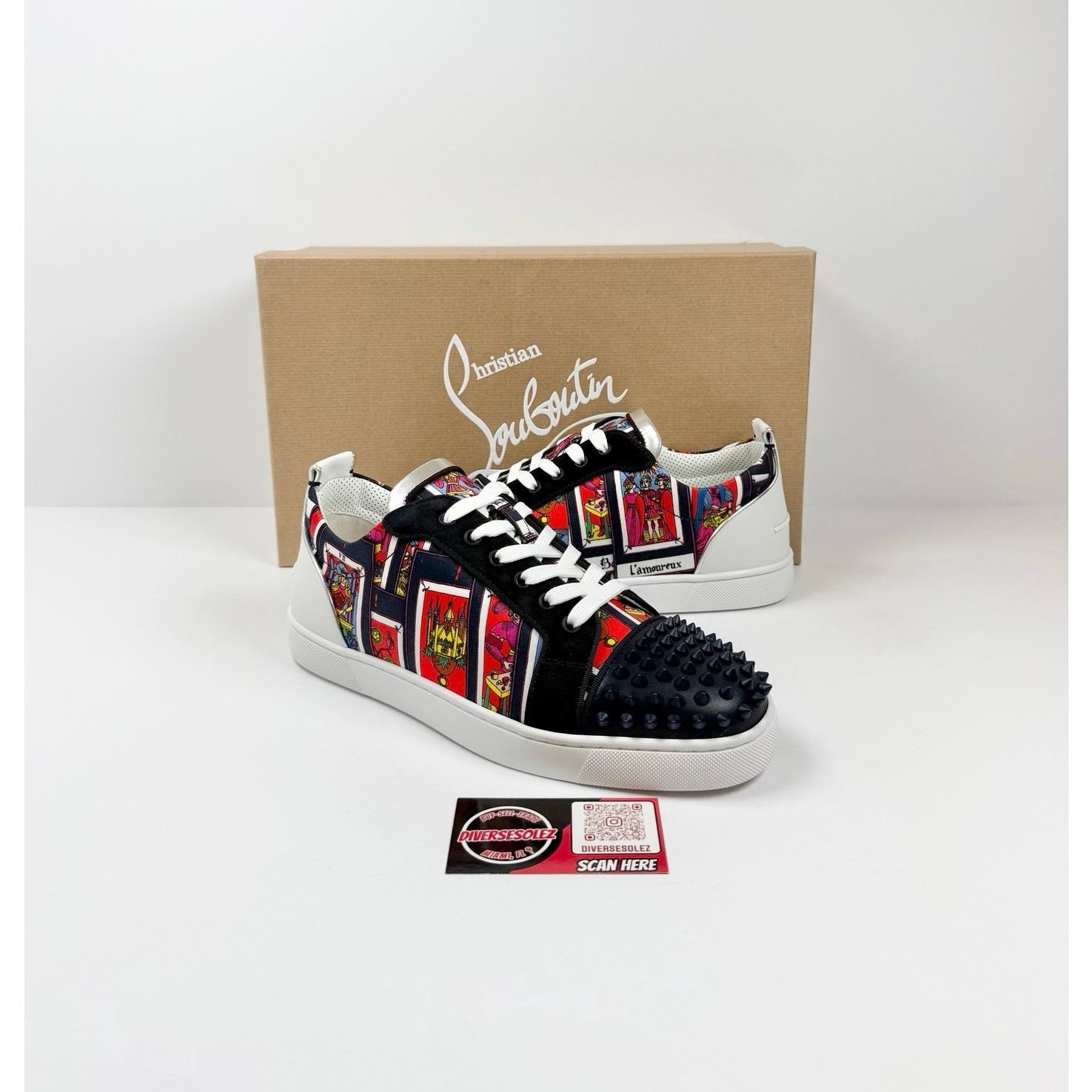 Christian Louboutin Size 8.5 - Christian Louboutin Low Top NEW Size US 8.5 / EU 41-42 - 1 Thumbnail