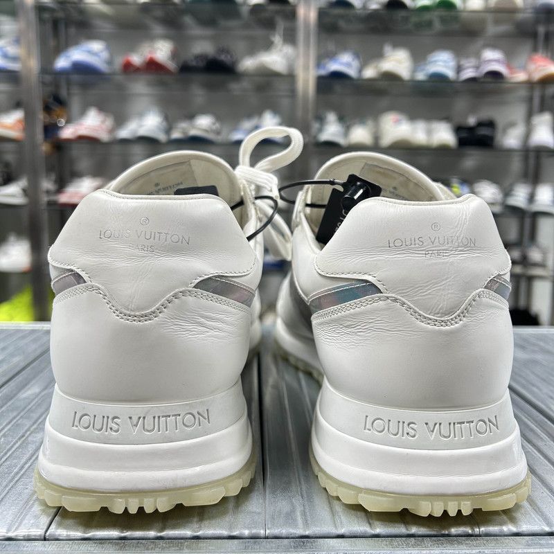 Louis Vuitton Louis Vuitton Run Away White Leather Sneakers - Size US 9.5 / EU 42-43 - 3 Thumbnail