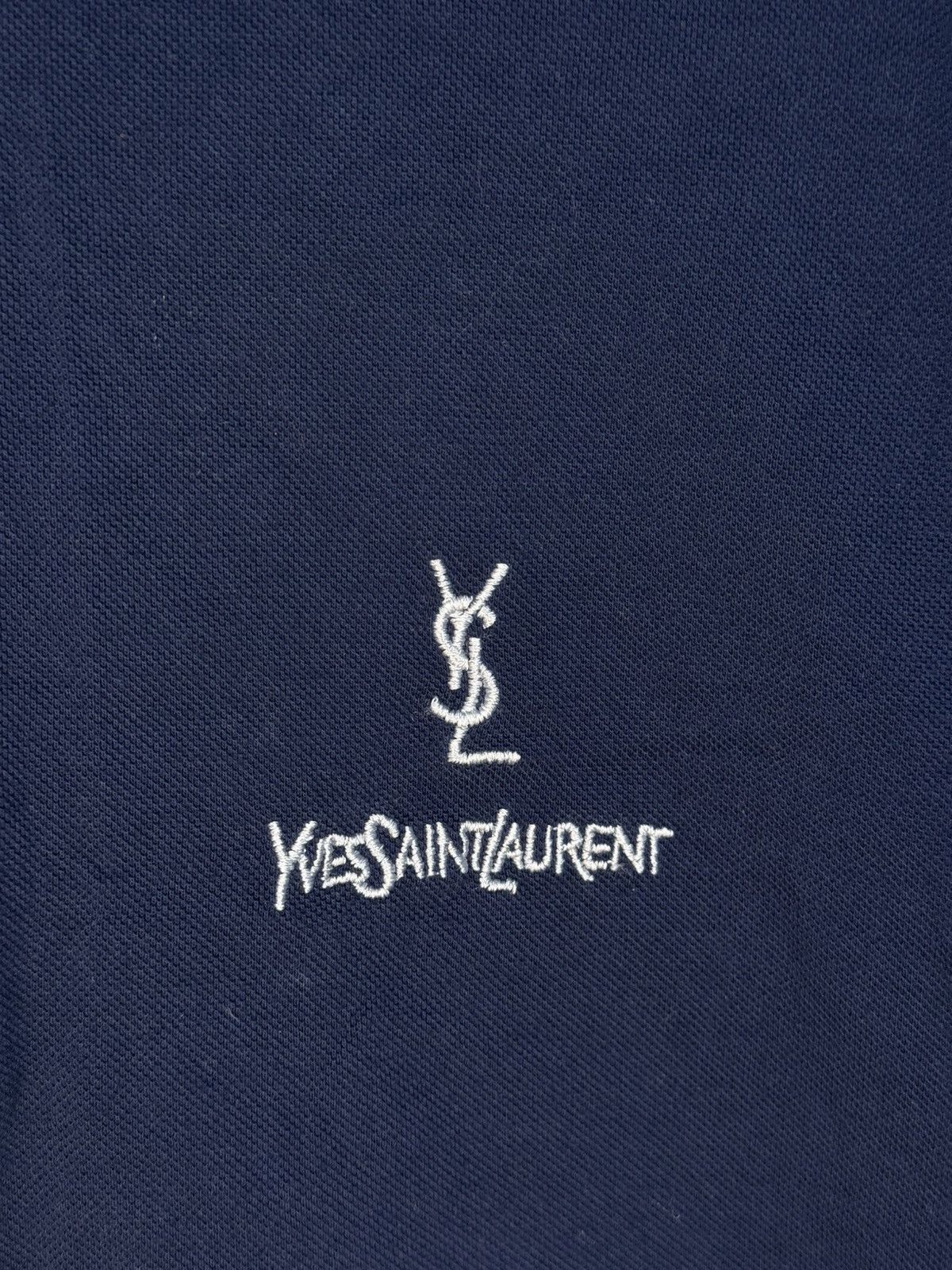 Yves Saint Laurent 🇮🇹90s YSL Sweatshirt 1/4 Button Up Vintage Crewneck collar Size US M / EU 48-50 / 2 - 3 Thumbnail