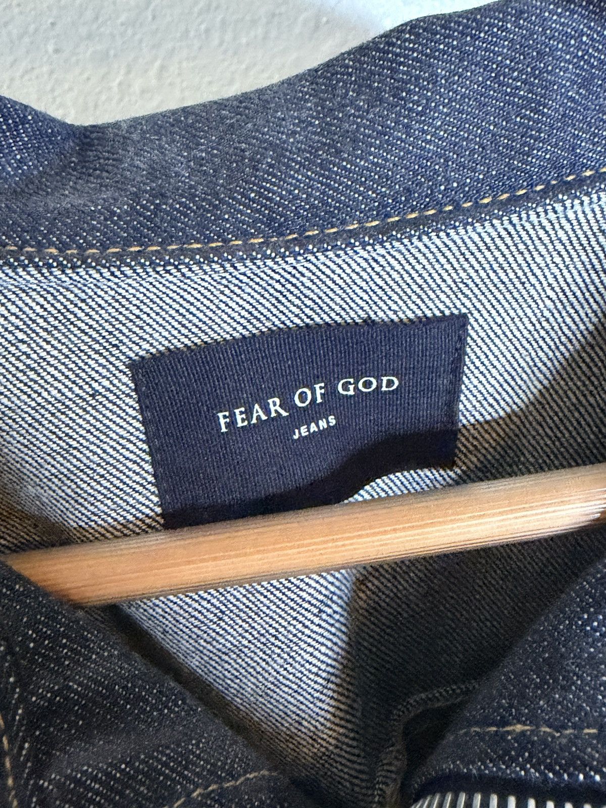 Fear of God Fear of God Selvedge Denim Jacket Size US M / EU 48-50 / 2 - 3 Thumbnail