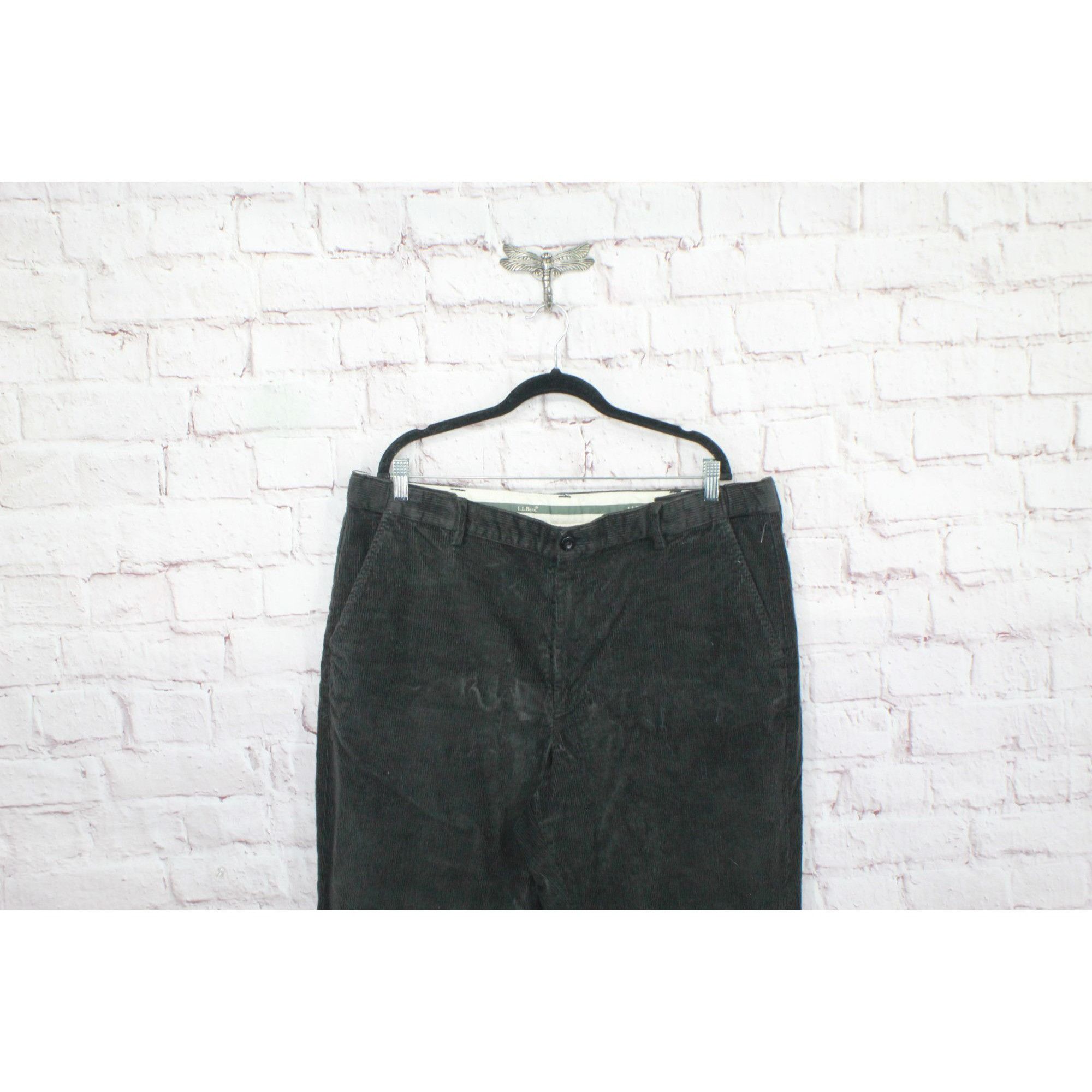 L.L. Bean LL Bean Men's Stretch Country Corduroy Pants Plain Front Size US 40 / EU 56 - 2 Thumbnail