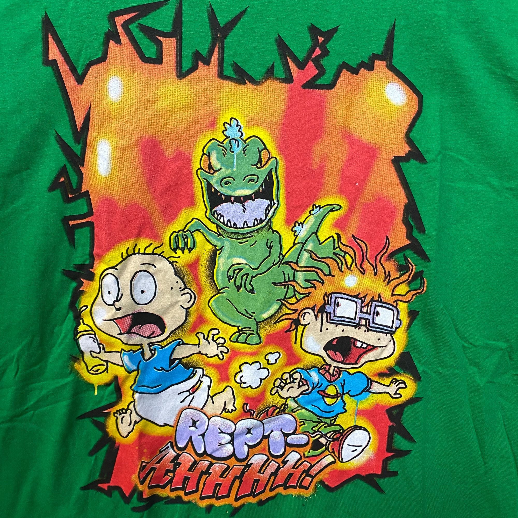 Nickelodeon Nickelodeon Rugrats Reptar Rept-Aah! Tommy & Chucky Green T- Size US XL / EU 56 / 4 - 2 Thumbnail
