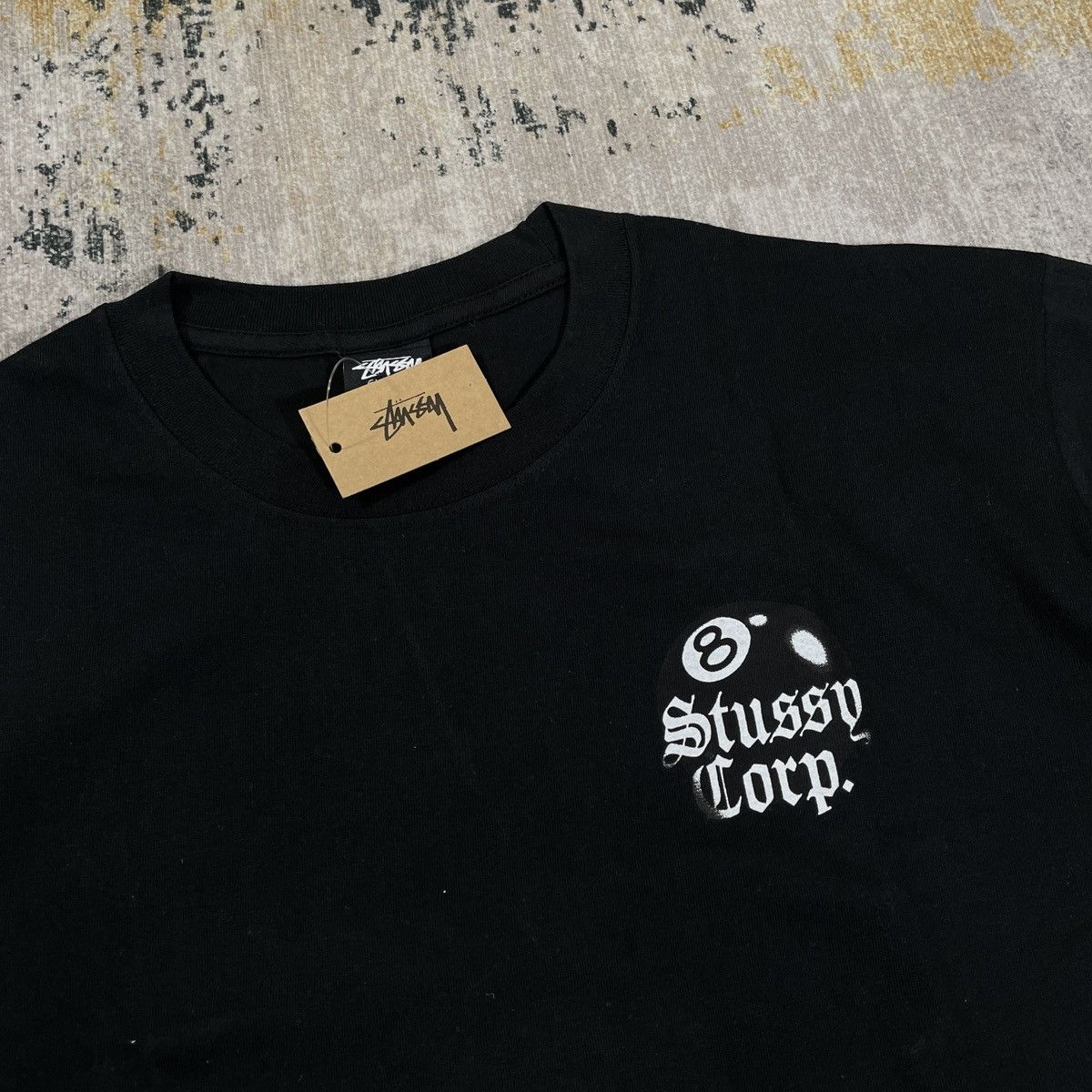 Stussy Stussy Tshirt 8 Ball Corp Black // Medium Size US M / EU 48-50 / 2 - 4 Thumbnail