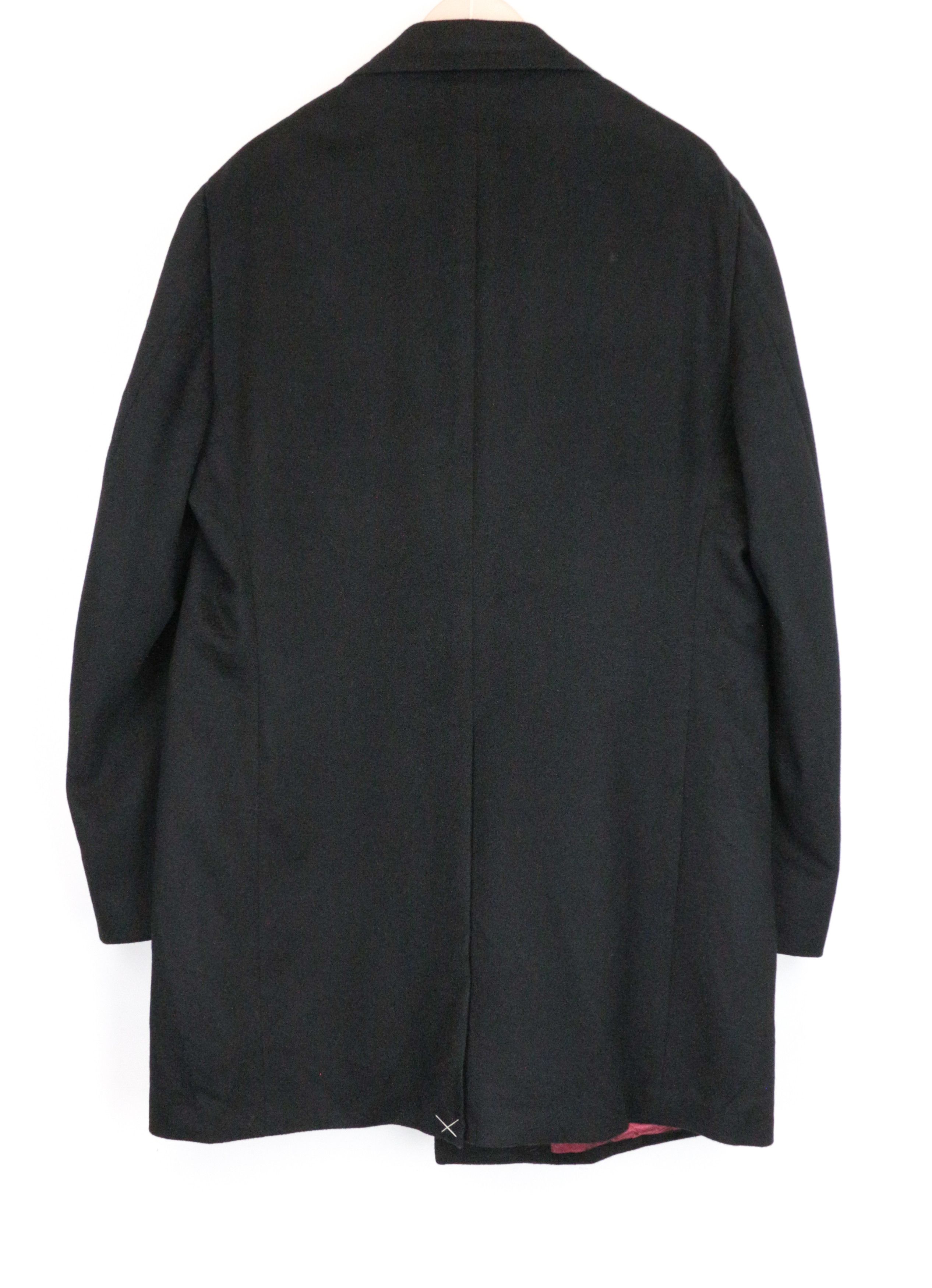 Suitsupply VICENZA UK48R Black Wool Coat 66883 Size US XXL / EU 58 / 5 - 2 Thumbnail