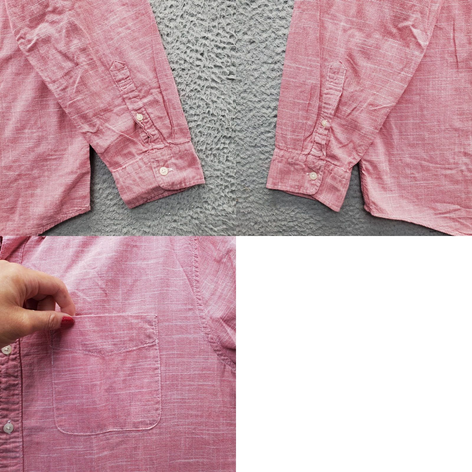 American Eagle Outfitters American Eagle Outfitters Chambray Shirt Mens XXL Multi Chest Pocket Button Down Size US XXL / EU 58 / 5 - 8 Thumbnail