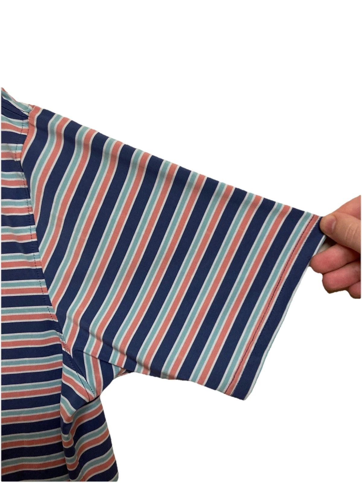 Southern Marsh Southern Marsh Short Sleeve Polo Performance Striped Sz XL Size US XL / EU 56 / 4 - 5 Thumbnail