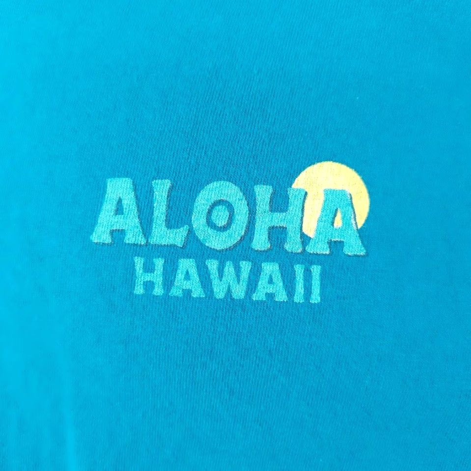 Vintage Aloha Hawaii T Shirt Mens XL Blue Sea Turtle Travel Souvenir Mauka Makai Graphic Tee Crew Neck Short Sleeve Size US XL / EU 56 / 4 - 3 Thumbnail