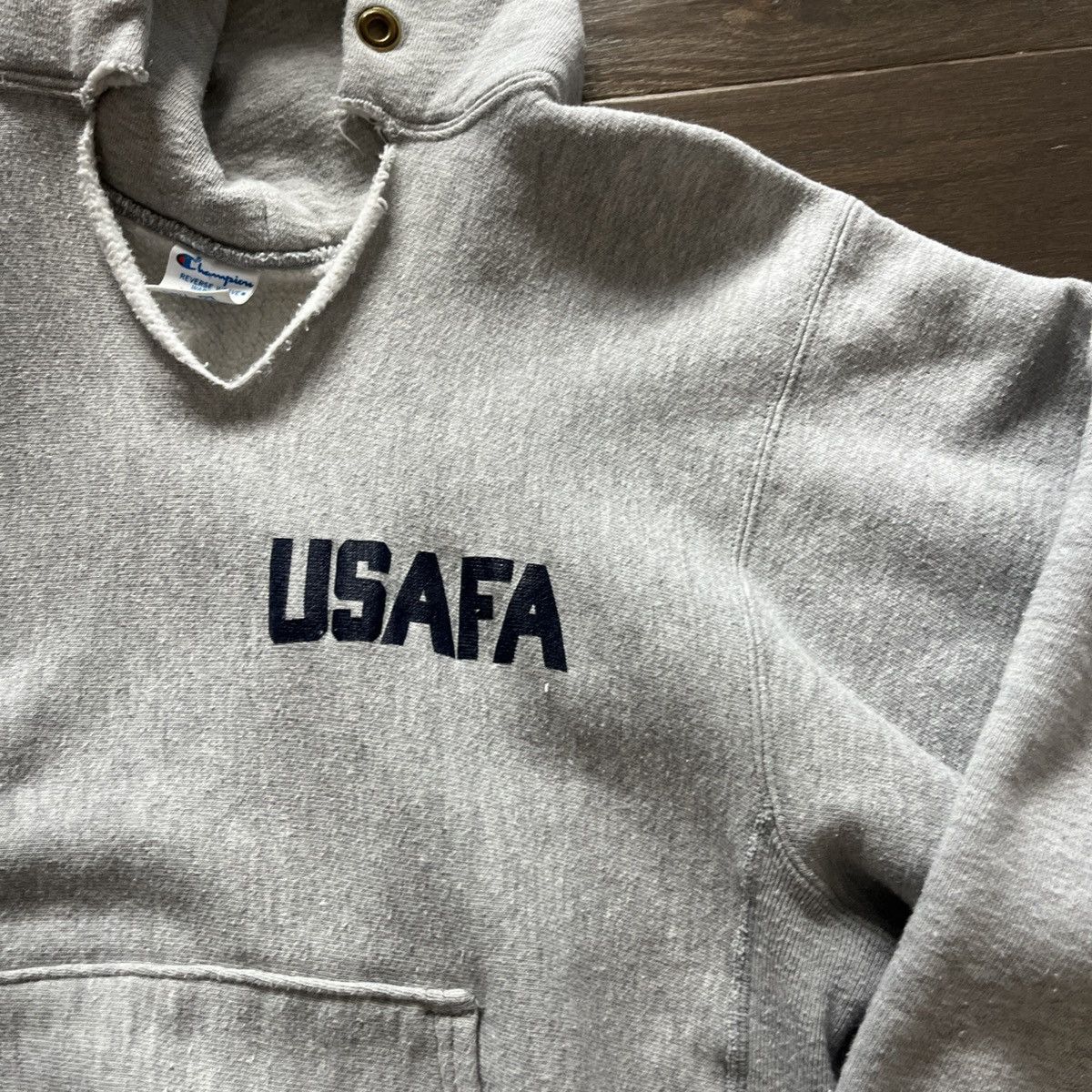 Champion 80s VTG USAFA Military-Issued Champion Reverse Weave Hoodie Size US M / EU 48-50 / 2 - 5 Thumbnail