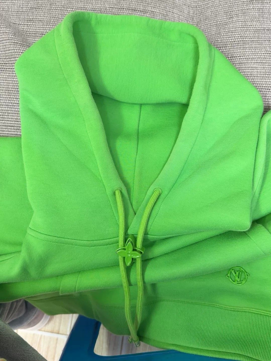 Louis Vuitton Louis Vuitton Green Floral Button Adjustment Hoodie Size US M / EU 48-50 / 2 - 10 Thumbnail