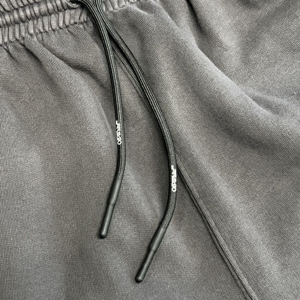 Off-White Off-White Diag Tab VTG Skate Sweatshort Black/Black Size US 36 / EU 52 - 4 Thumbnail