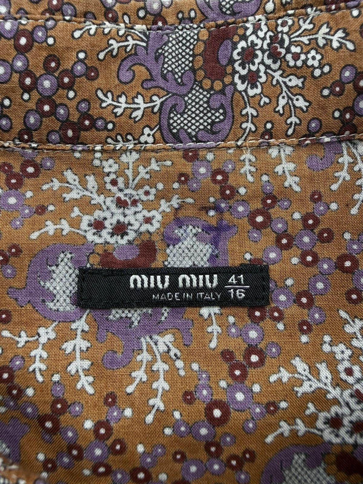 Miu Miu Archive Miu Miu S/S’04 Western Shirt Size US M / EU 48-50 / 2 - 9 Thumbnail