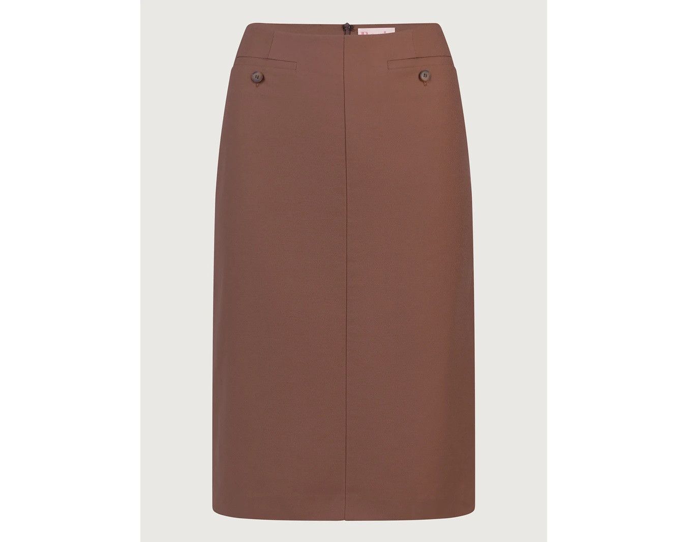 Rouje Pacome Brown Midi Skirt Size 25" / US 0 / IT 36 - 1 Thumbnail