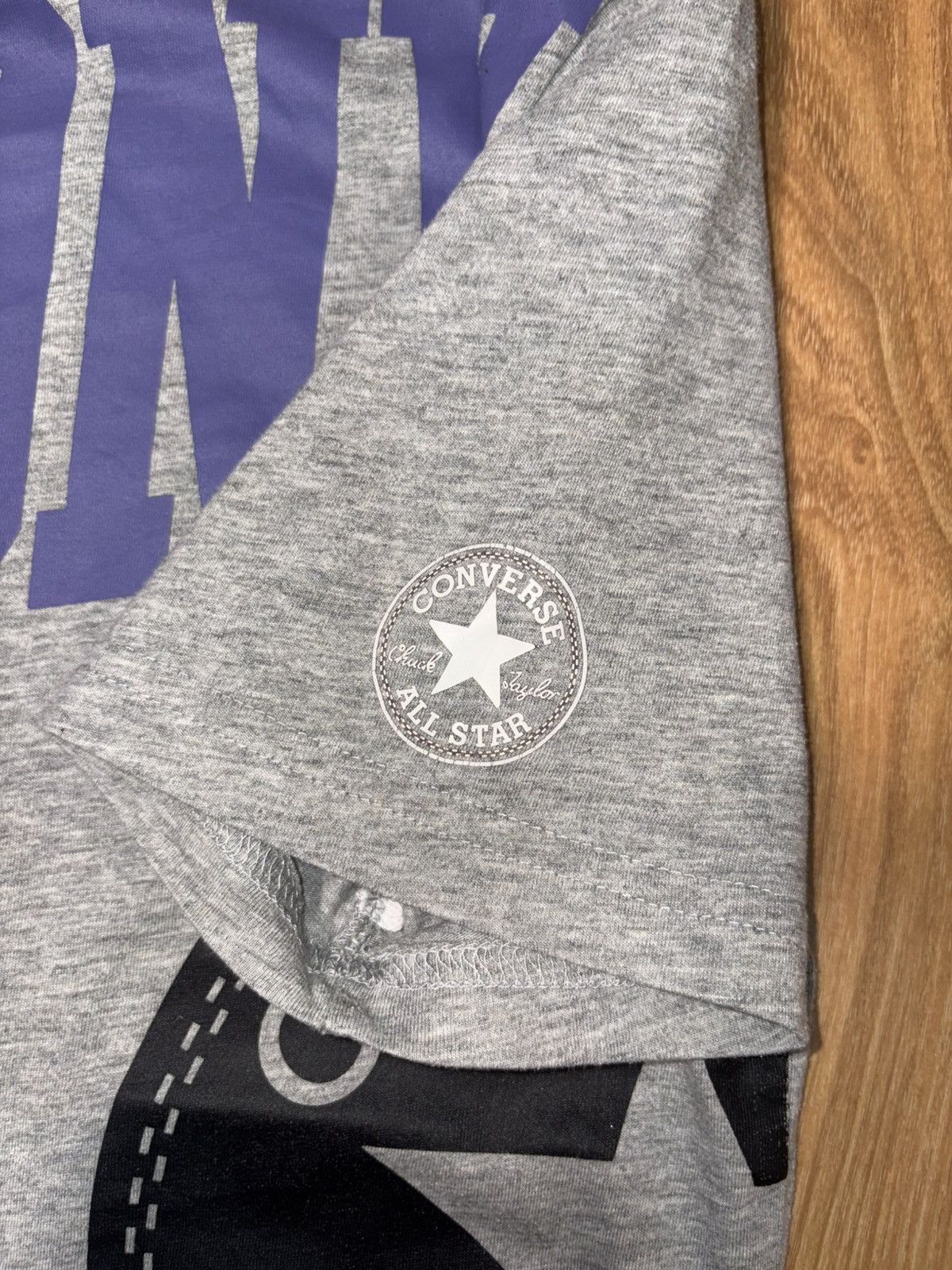 Converse Converse All Star Multi Logo Graphic Tee Heather Grey Size US XXS / EU 40 - 6 Thumbnail