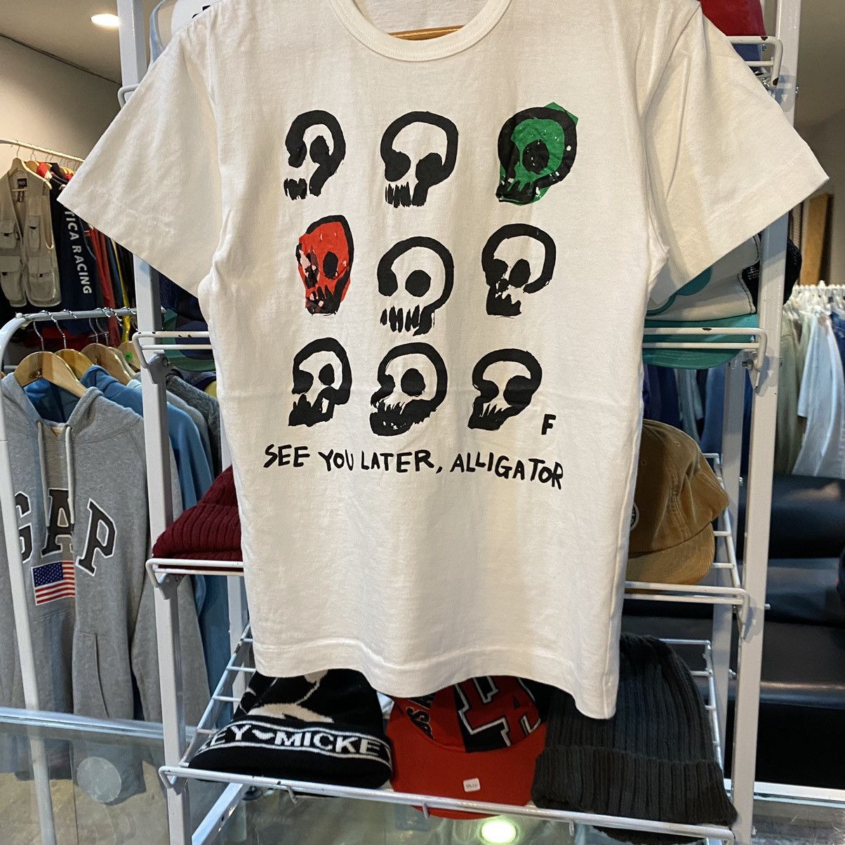 Comme des Garcons RARE‼️Comme Des Garcons “See You Later, Alligator” Skull Tee Size US S / EU 44-46 / 1 - 4 Thumbnail