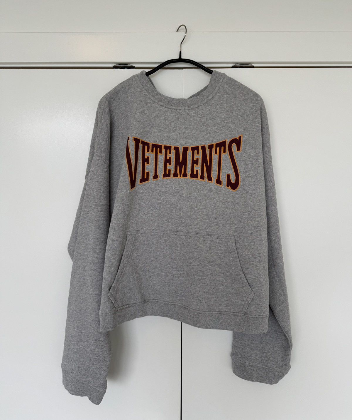 Vetements SS16 Gray Reversible Hoodie Size US M / EU 48-50 / 2 - 2 Thumbnail