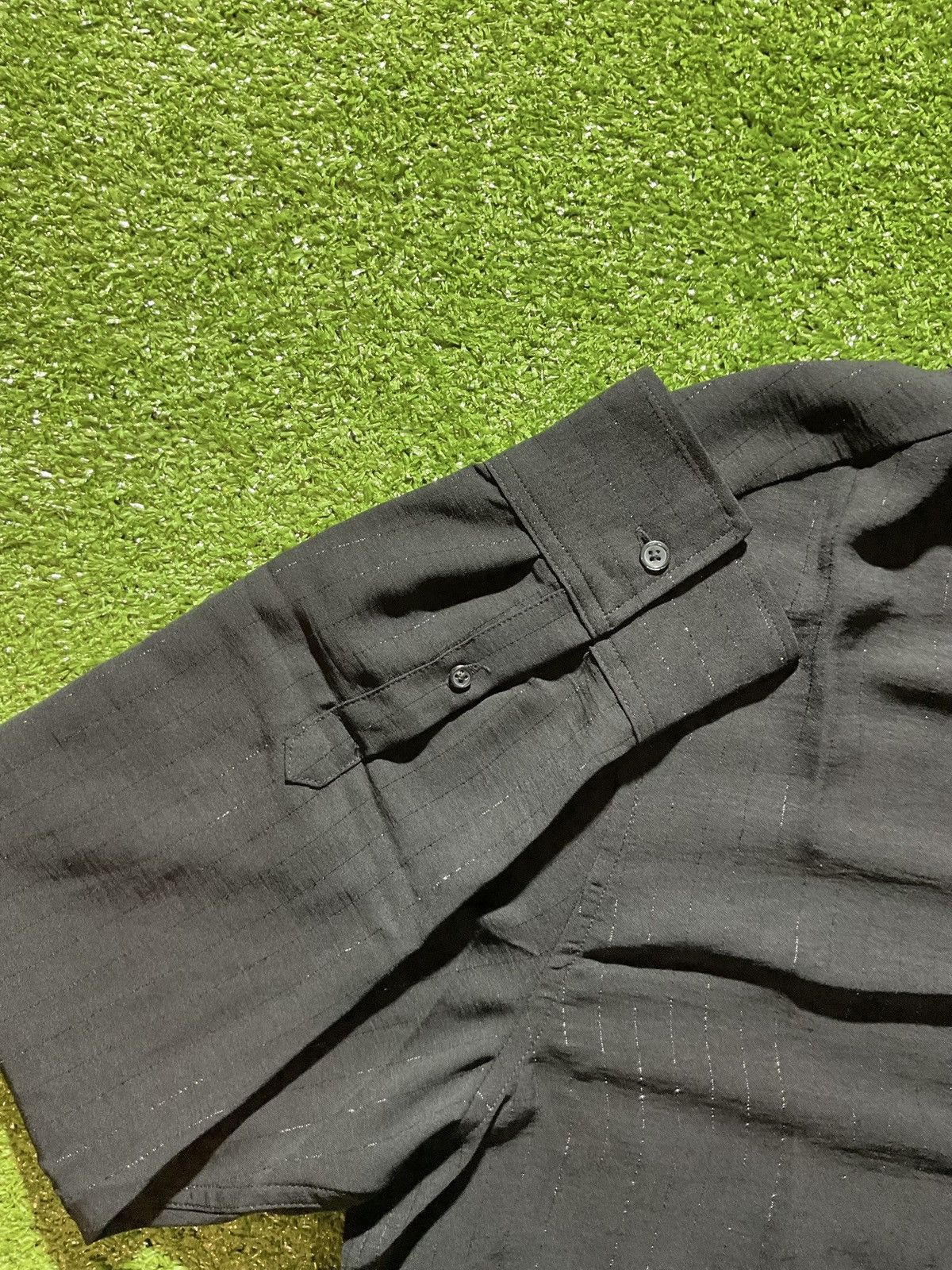 H&M H&M Black Regular Fit Button Up Dress Shirt Size US L / EU 52-54 / 3 - 5 Thumbnail