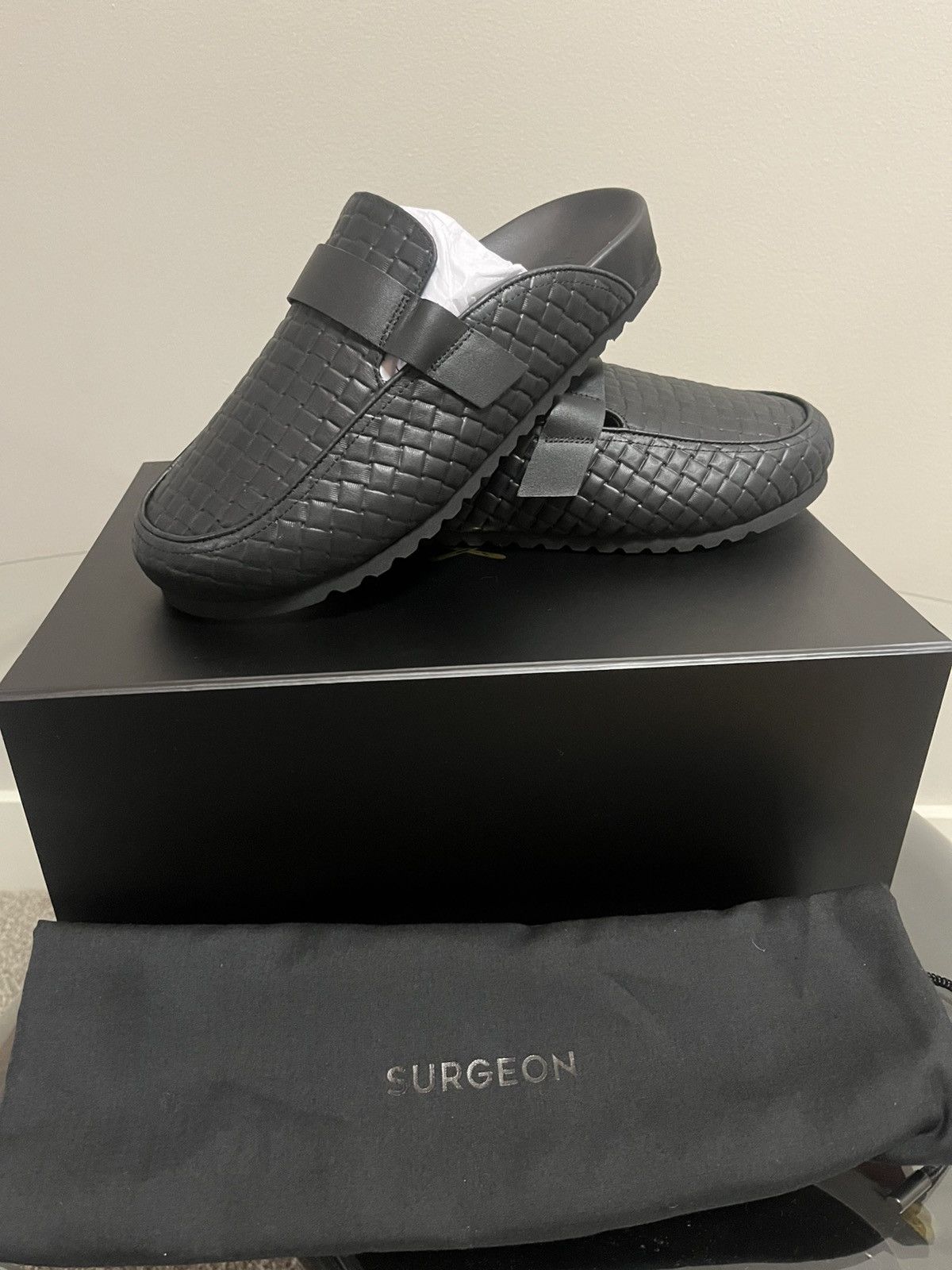 The Shoe Surgeon The Shoe Surgeon - Black Woven Loafer Size US 9 / EU 42 - 1 Thumbnail
