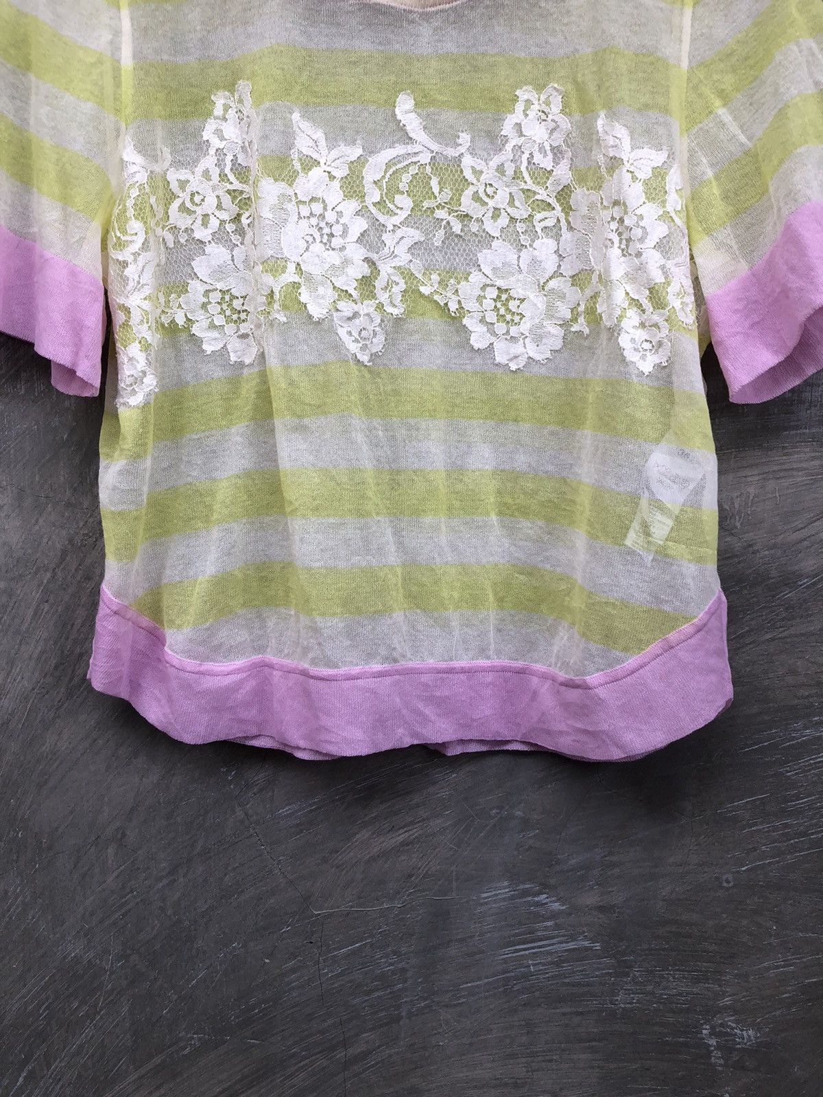 Designer × Ermanno Scervino × Vintage Ermanno Scervino Mesh Tops Size XS / US 0-2 / IT 36-38 - 3 Thumbnail