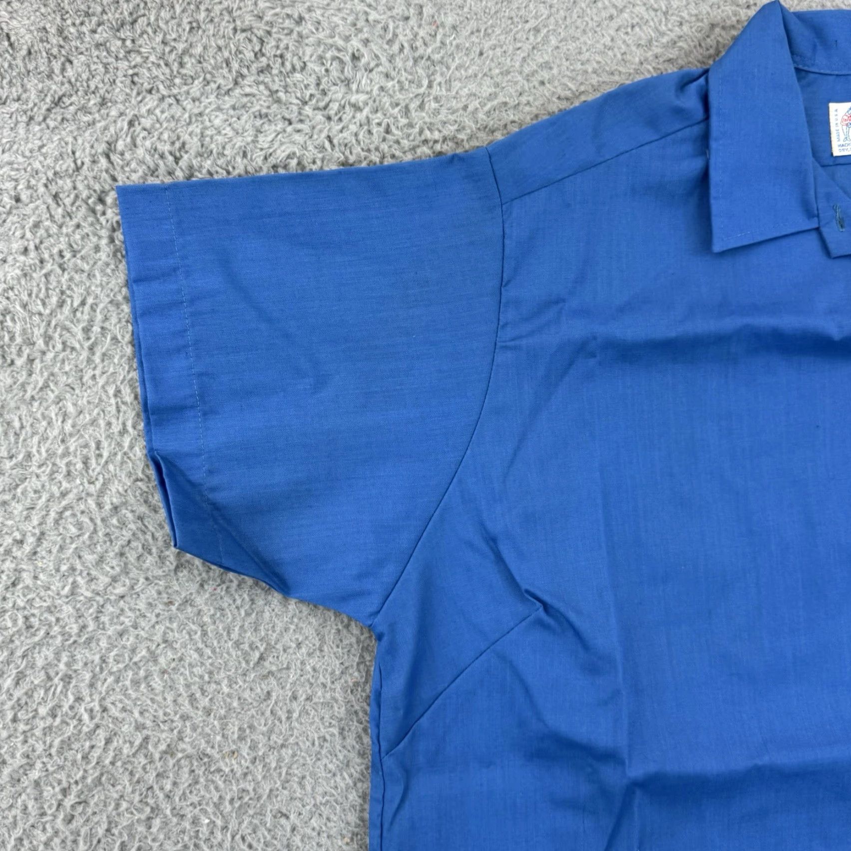 Vintage VINTAGE Hilton Bowling Shirt Adult Medium Blue 60s Short Sleeve USA Theme 60s Sports Mens Size US M / EU 48-50 / 2 - 5 Thumbnail