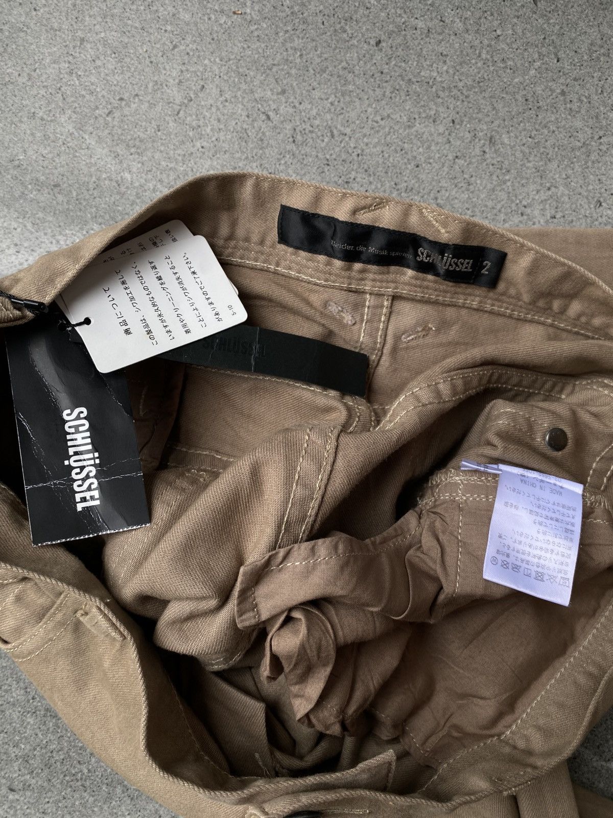 Schlussel Schlussel Slim Pants – Crinkle Washed Detail – New With Tags Size US 32 / EU 48 - 9 Thumbnail
